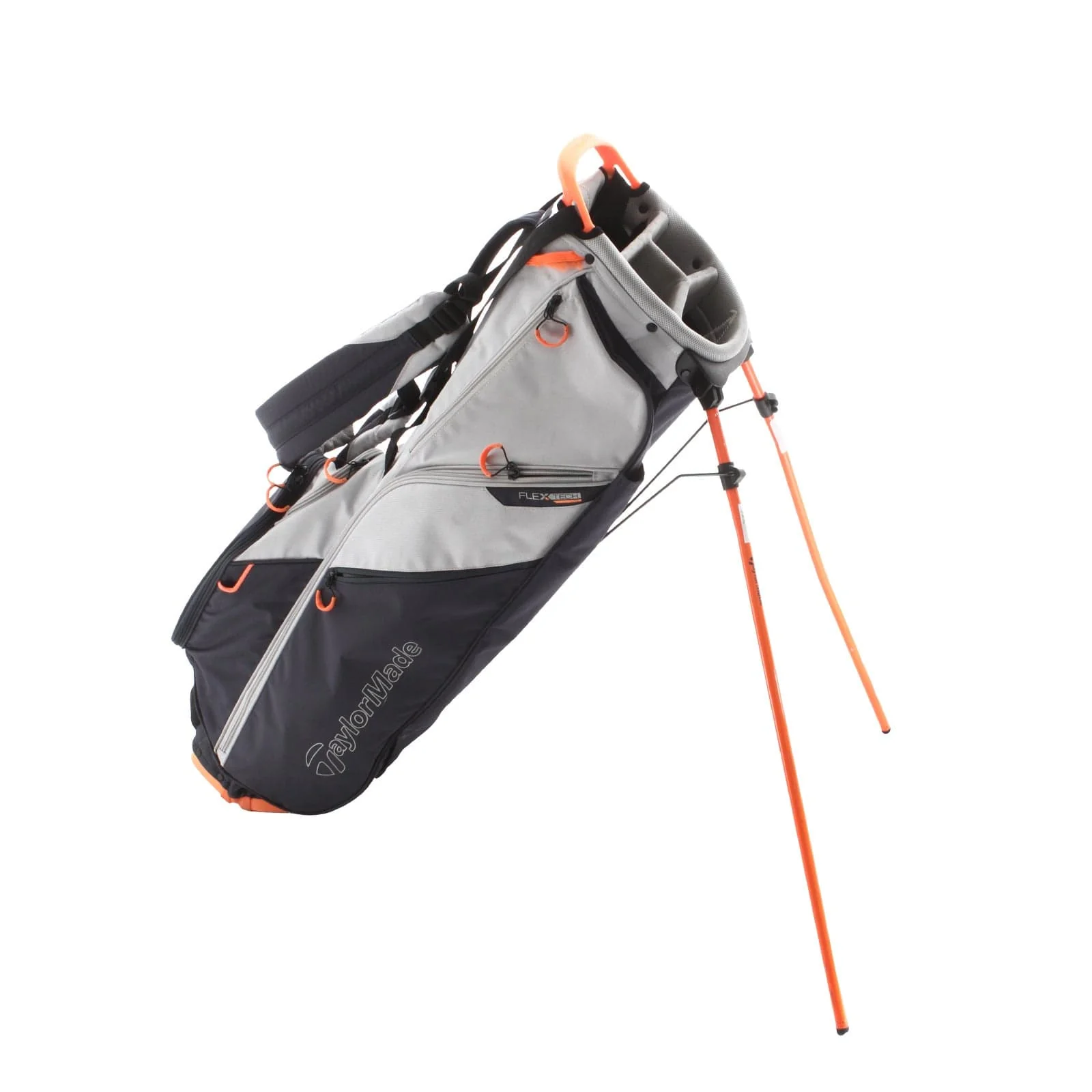 TaylorMade Flex Tech Stand Bag - Grey/Navy/Orange