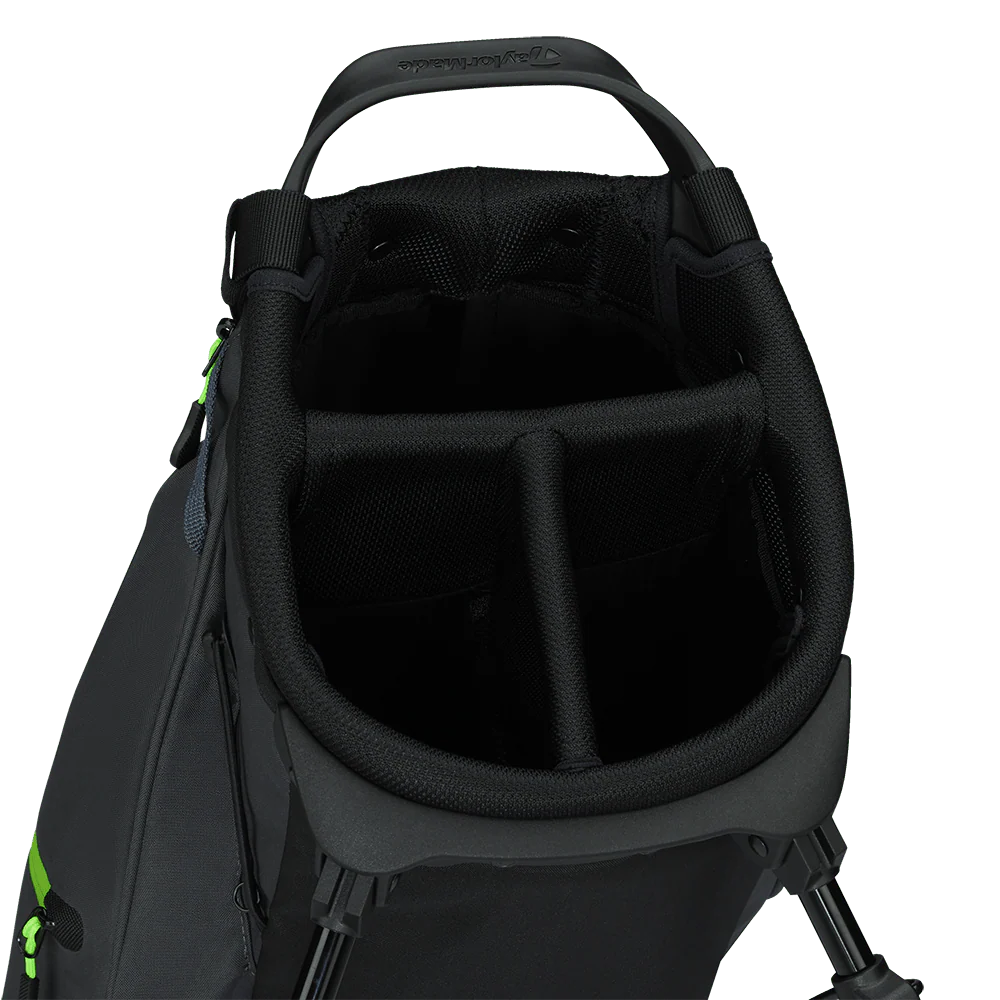 TaylorMade Flextech Carry Stand Bag - Grey/Black/Neon Green - Image 2