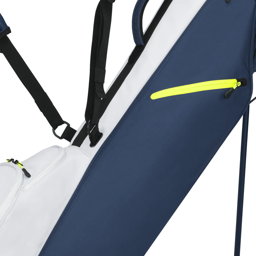 TaylorMade Flextech Carry Stand Bag - Navy/White/Neon Lime - Image 4