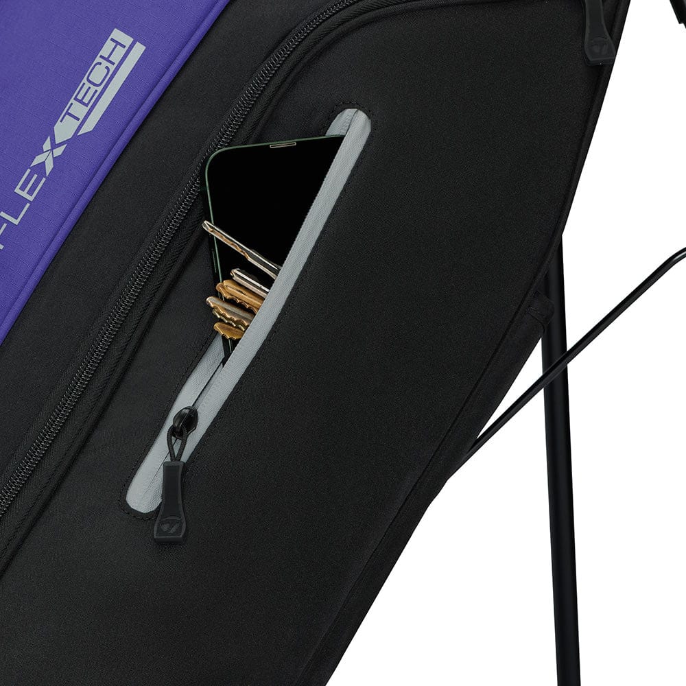 TaylorMade Flextech Stand Bag - Black/Violet - Image 3