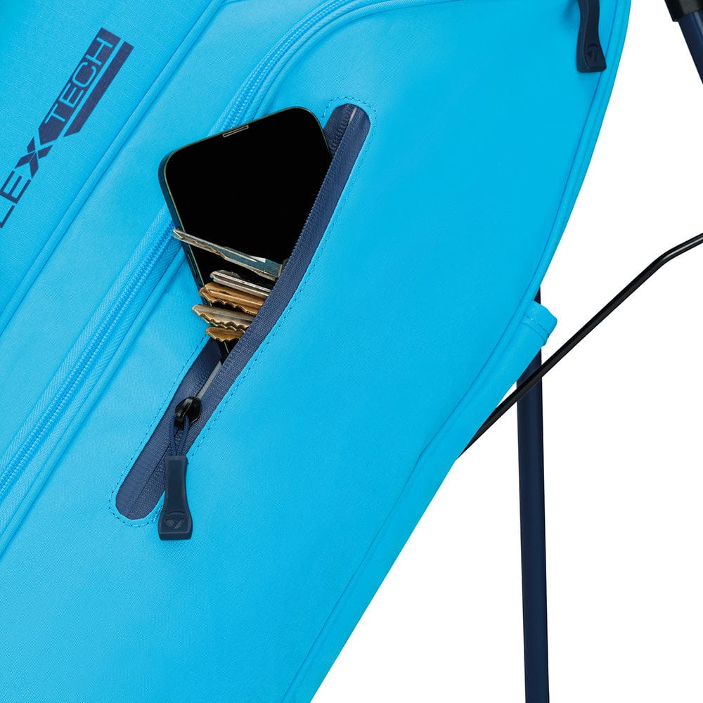 TaylorMade Flextech Stand Bag - Cyan/Navy - Image 4