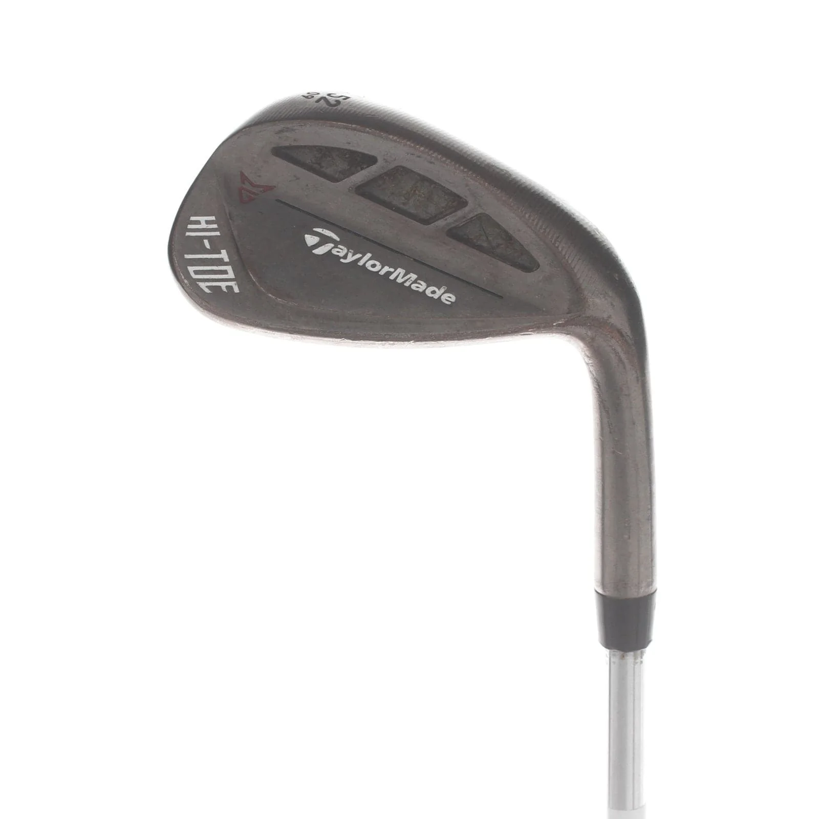 TaylorMade Hi-Toe Raw Steel Mens Right Hand Gap Wedge 9 Bounce Wedge - Dynamic Gold