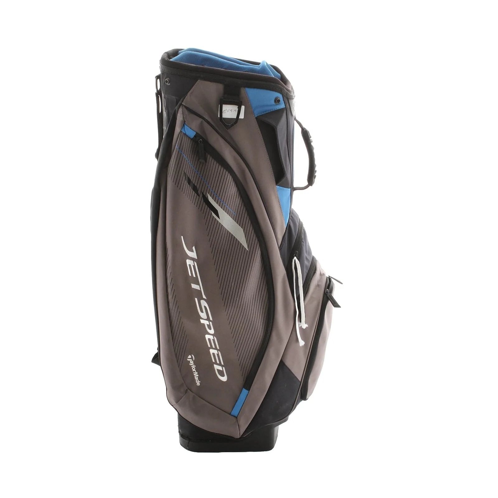 TaylorMade Jetspeed Cart Bag - Grey/Blue - Image 3