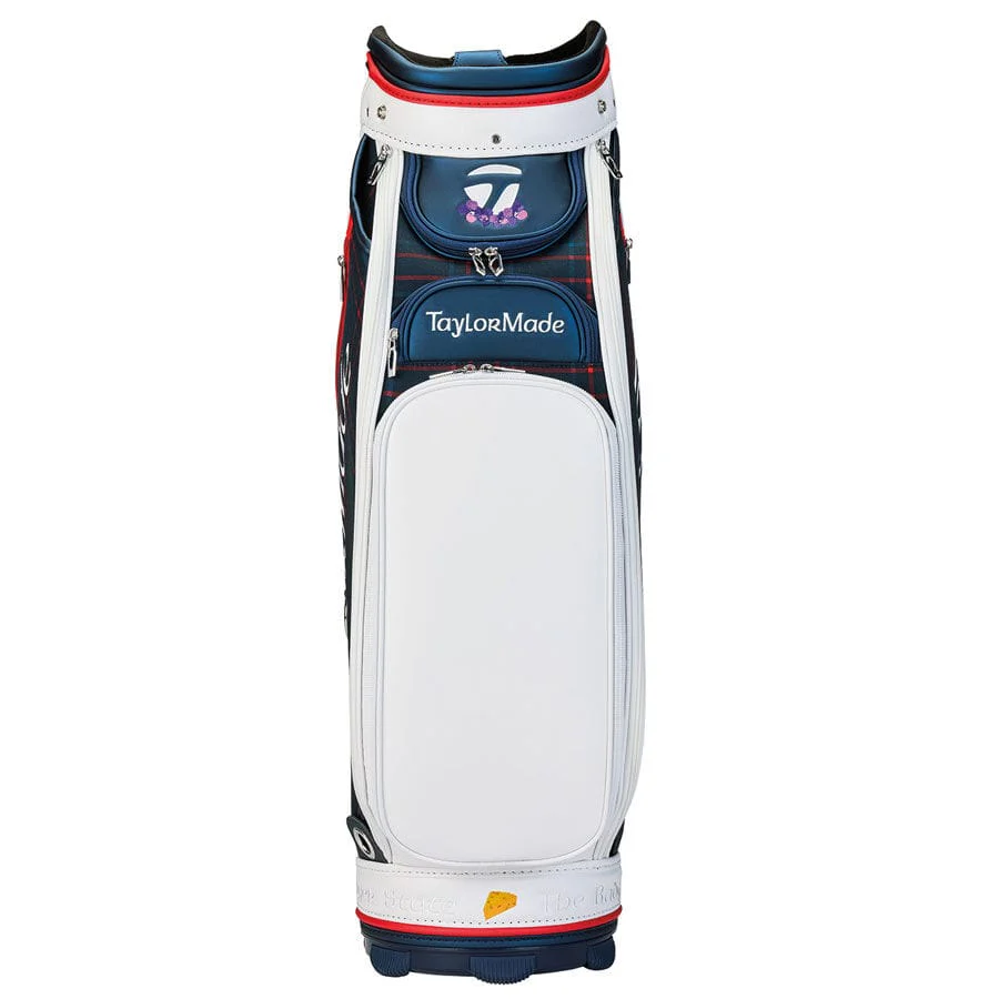 TaylorMade Ltd Edition Patriotic Plaid Staff Bag - Navy/White/Red - Image 5