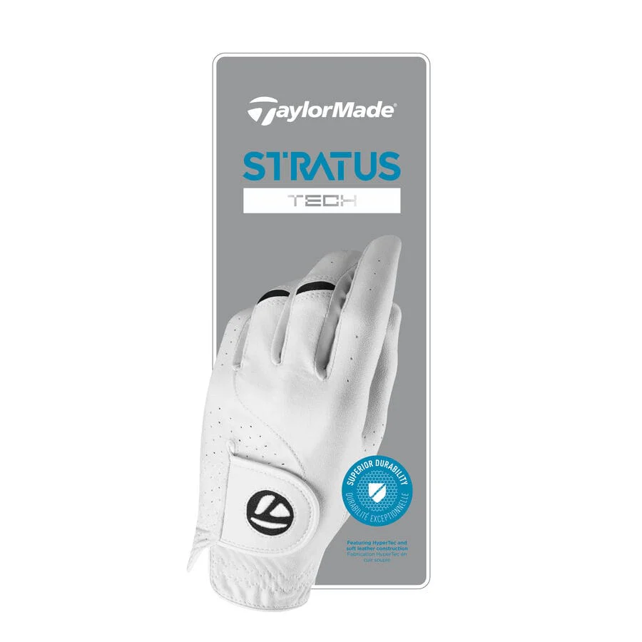 TaylorMade Ladies Stratus Tech Glove LH - White - Image 3