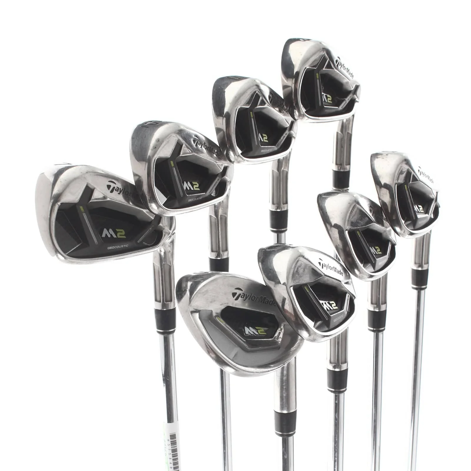 TaylorMade M2 Steel Mens Right Hand Irons 4-SW Regular - REAX 88 - Image 2