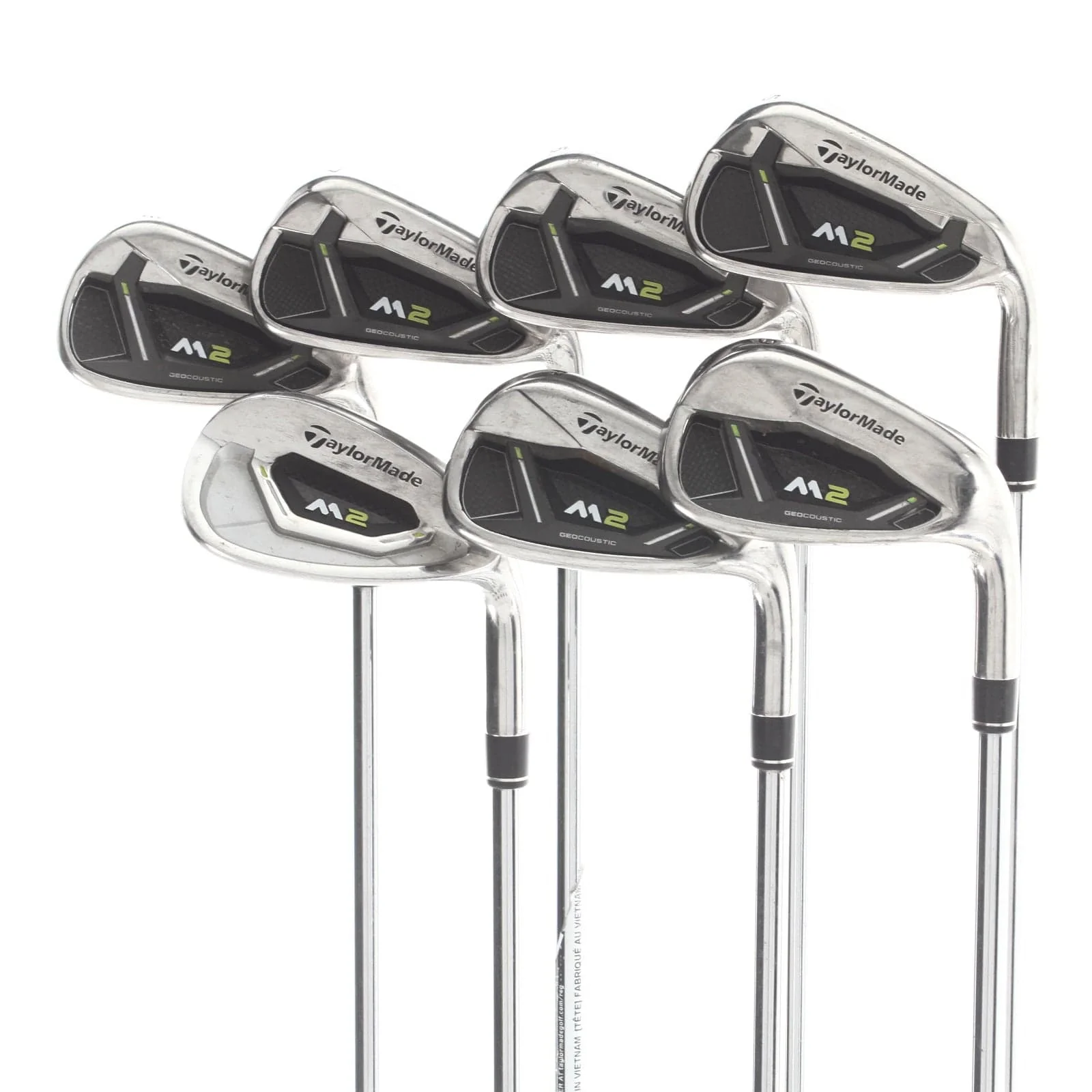 TaylorMade M2 Steel Mens Right Hand Irons 5-SW Stiff - REAX 88