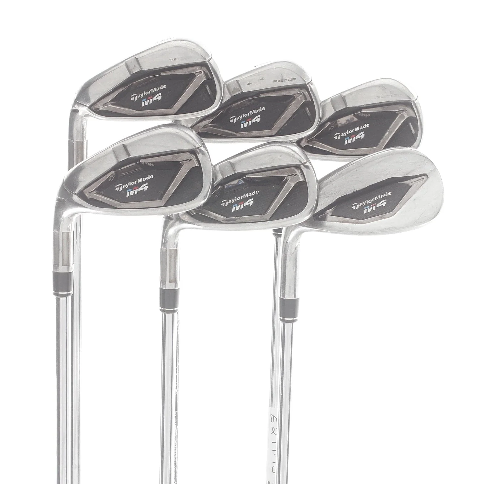 TaylorMade M4 Steel Mens Left Hand Irons 6-SW Stiff - KBS Max 85