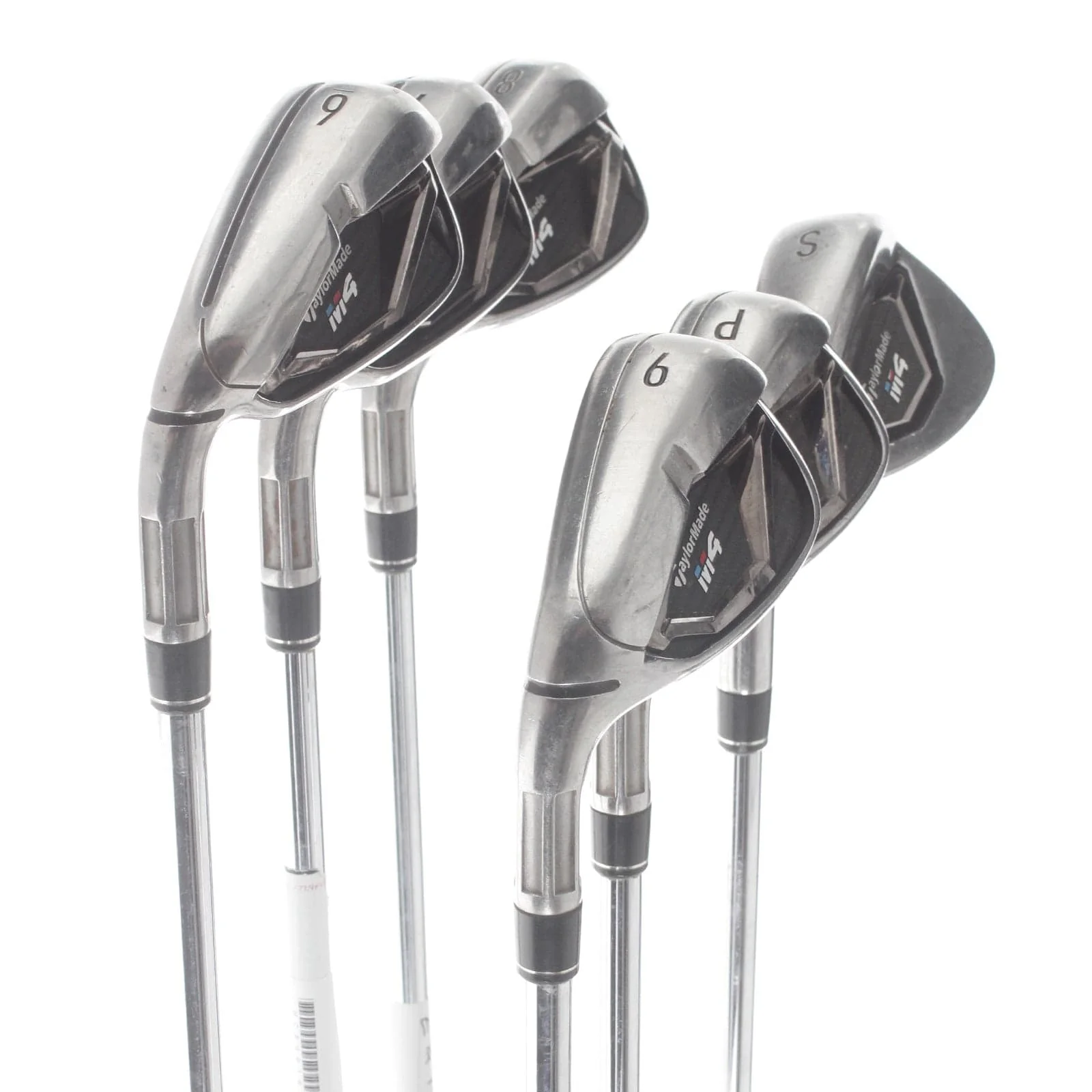 TaylorMade M4 Steel Mens Left Hand Irons 6-SW Stiff - KBS Max 85 - Image 2