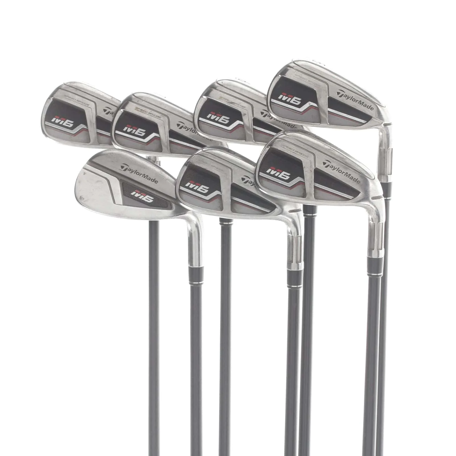 TaylorMade M6 Graphite Mens Right Hand Irons 5-SW Regular - Atmos 6