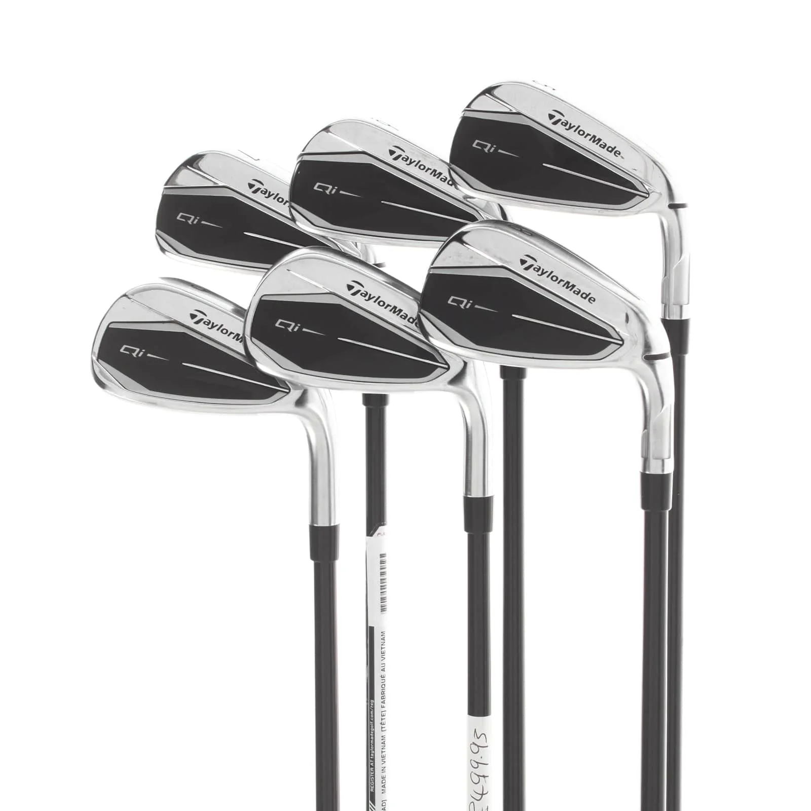 TaylorMade Qi Graphite Mens Right Hand Irons 5-PW Regular - Fujikura Ventus TR 6-R