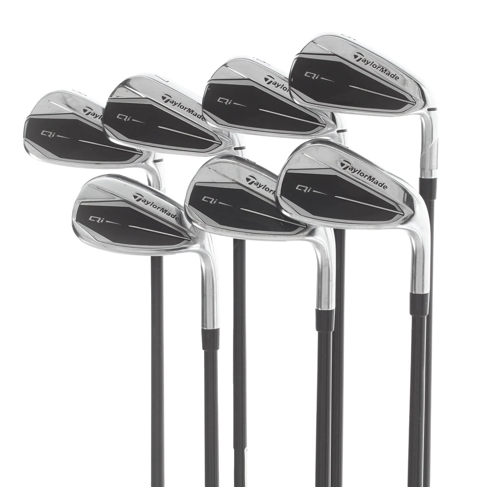 TaylorMade Qi Graphite Mens Right Hand Irons 5-SW Regular - Fujikura Ventus TR Blue 6-R