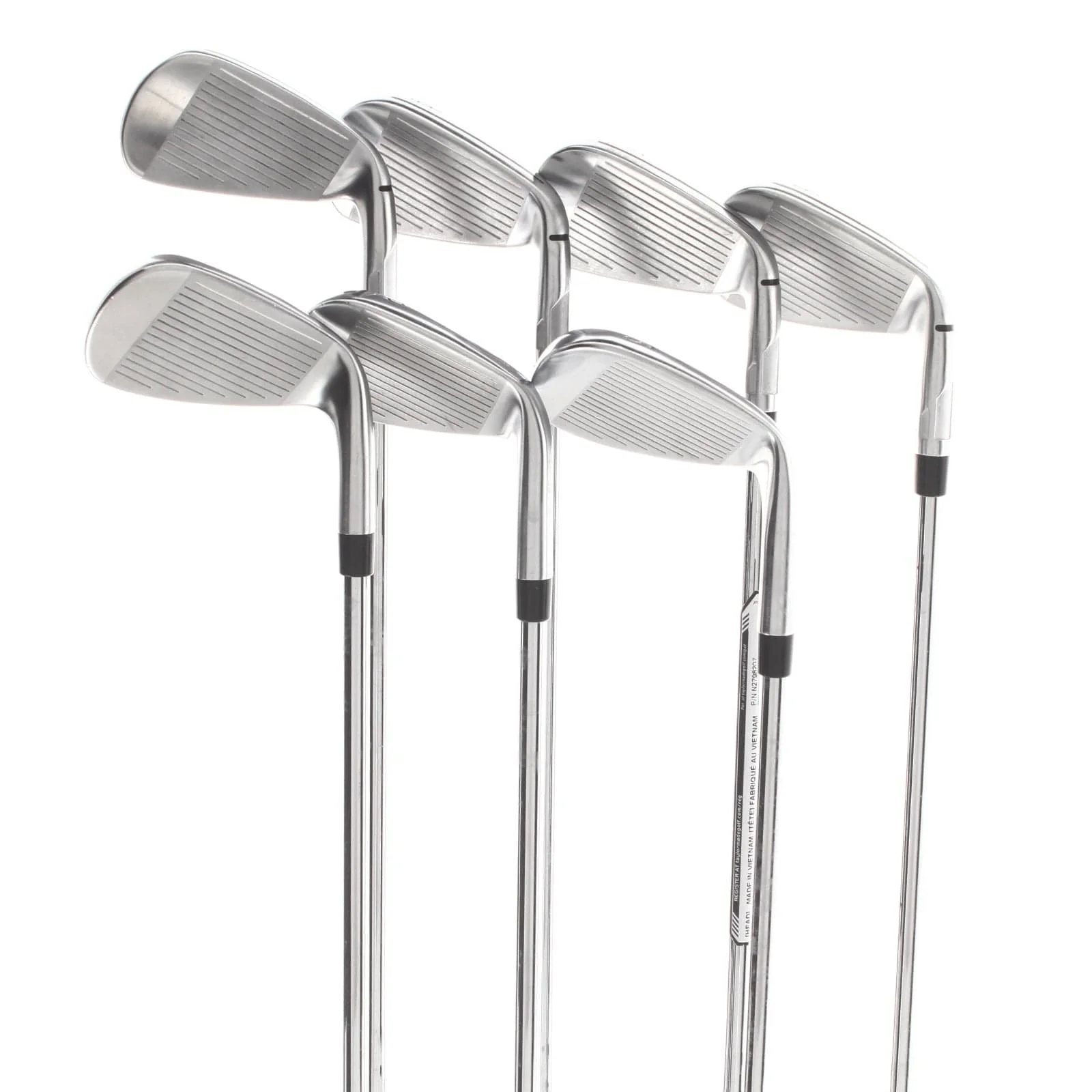 TaylorMade Qi Steel Mens Left Hand Irons 5-SW Regular - KBS Max 85 - Image 4