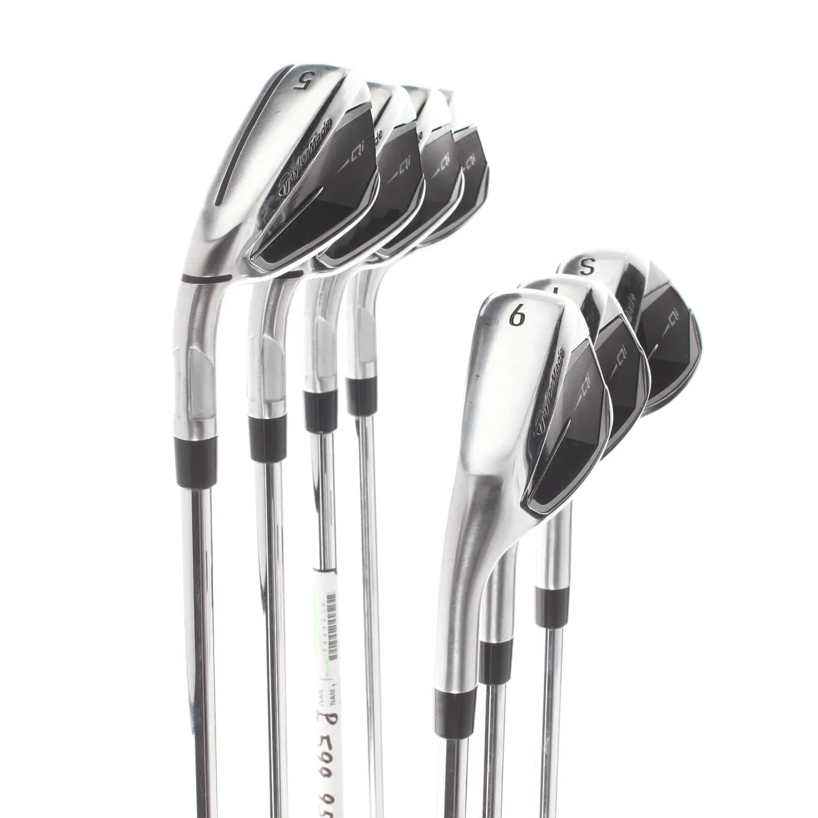 TaylorMade Qi Steel Mens Left Hand Irons 5-SW Regular - KBS Max 85 - Image 2