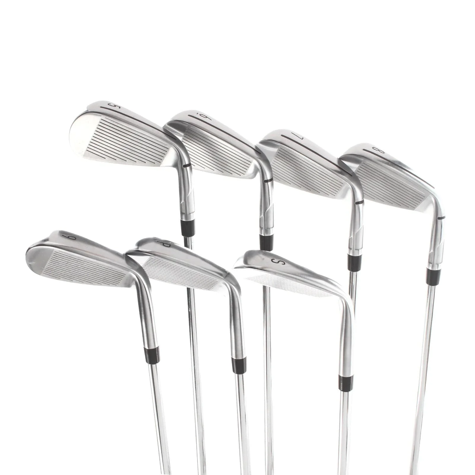 TaylorMade Qi Steel Mens Left Hand Irons 5-SW Regular - KBS Max 85 - Image 3