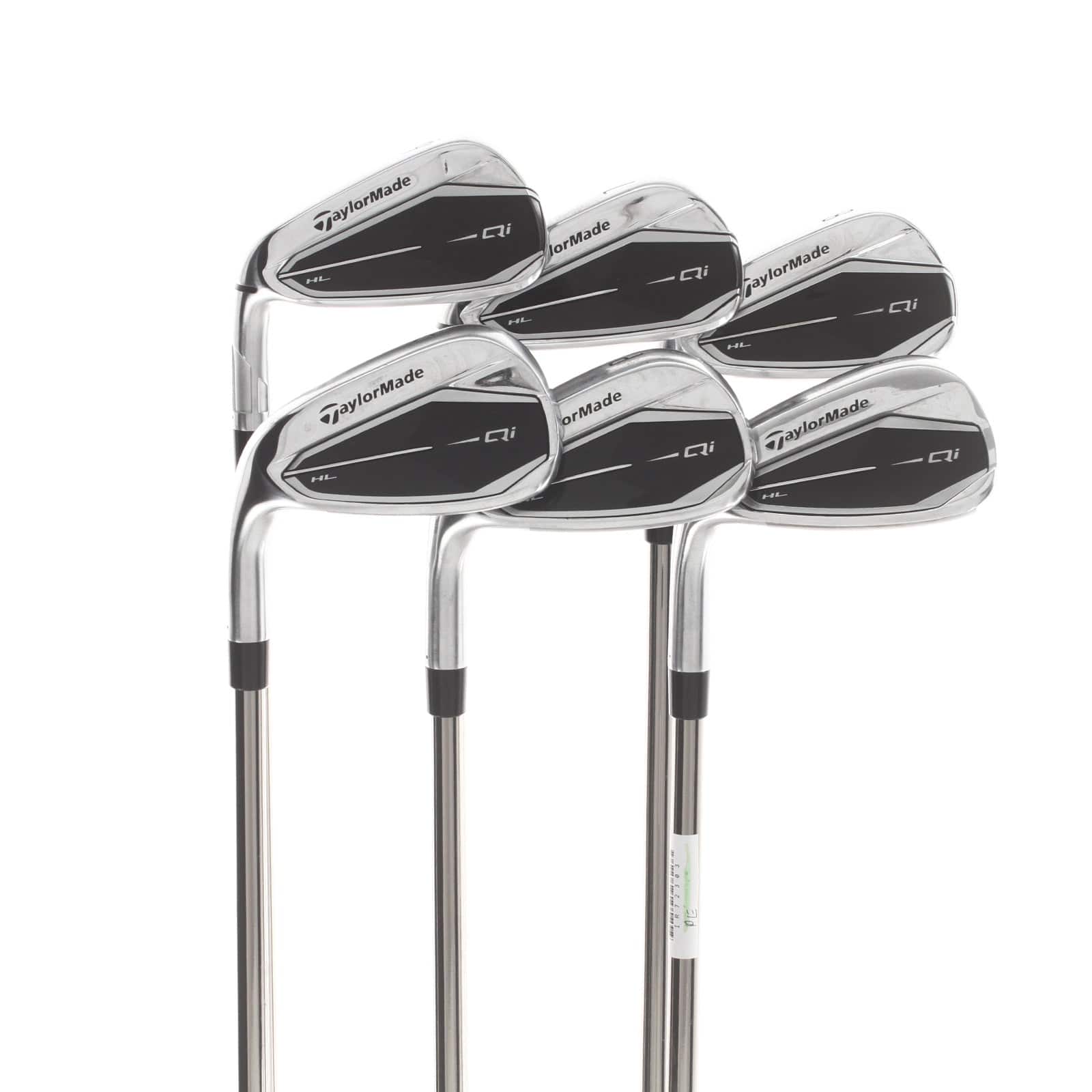 TaylorMade Qi Steel Ladies Left Hand Irons 6-GW Ladies - Recoil F1