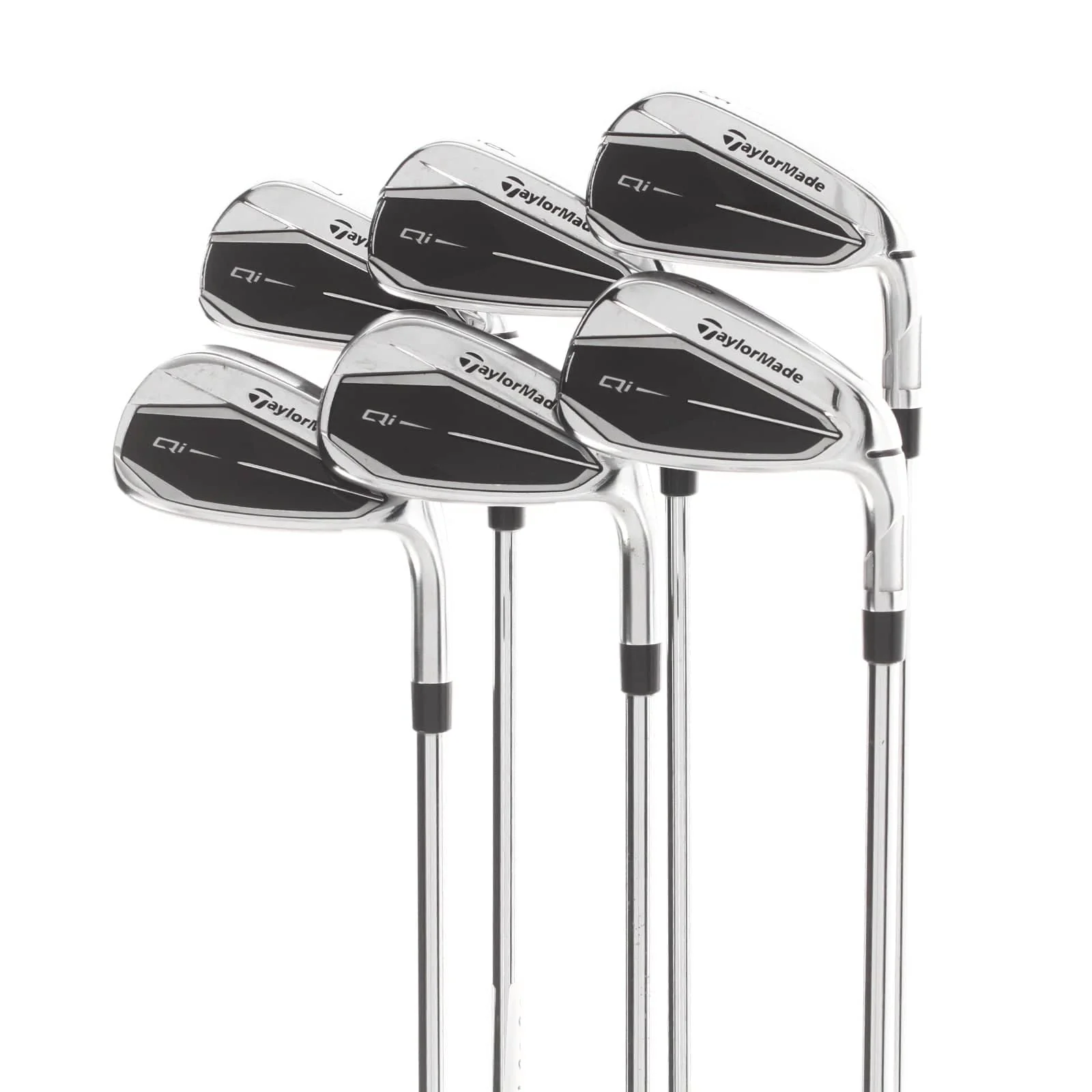 TaylorMade Qi Steel Mens Right Hand Irons 5-PW Regular - KBS Max MT 85