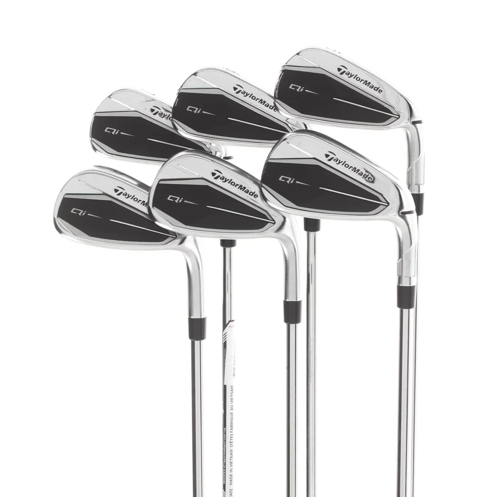 TaylorMade Qi Steel Mens Right Hand Irons 5-PW Regular - KBS Max MT 85