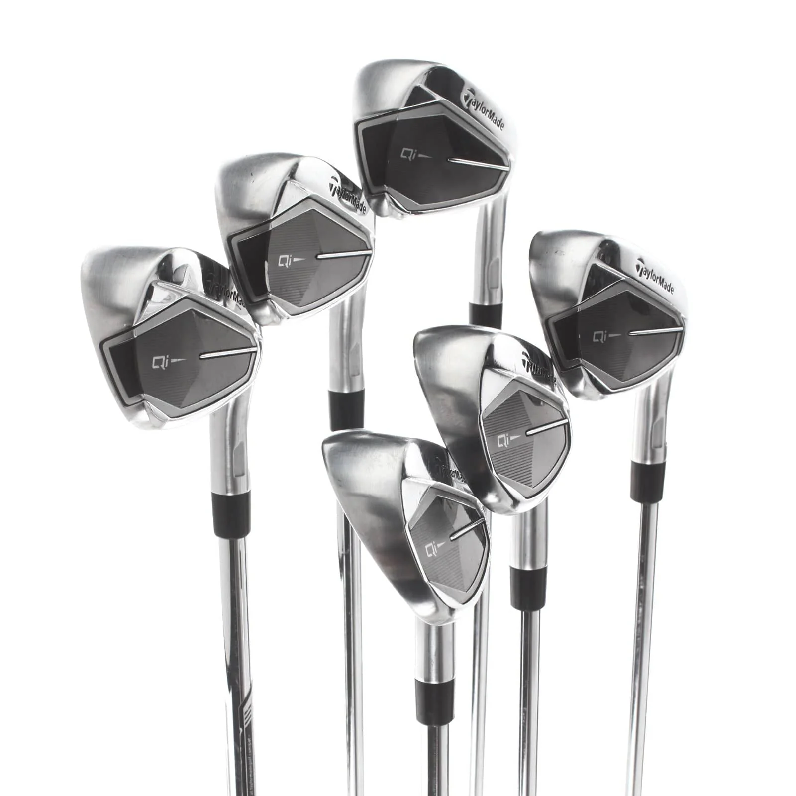 TaylorMade Qi Steel Mens Right Hand Irons 5-PW Stiff - KBS Max MT 85 - Image 2