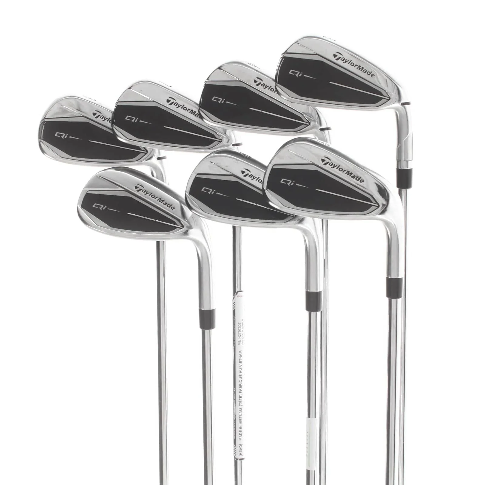 TaylorMade Qi Steel Mens Right Hand Irons 5-SW  Regular - KBS Max 85
