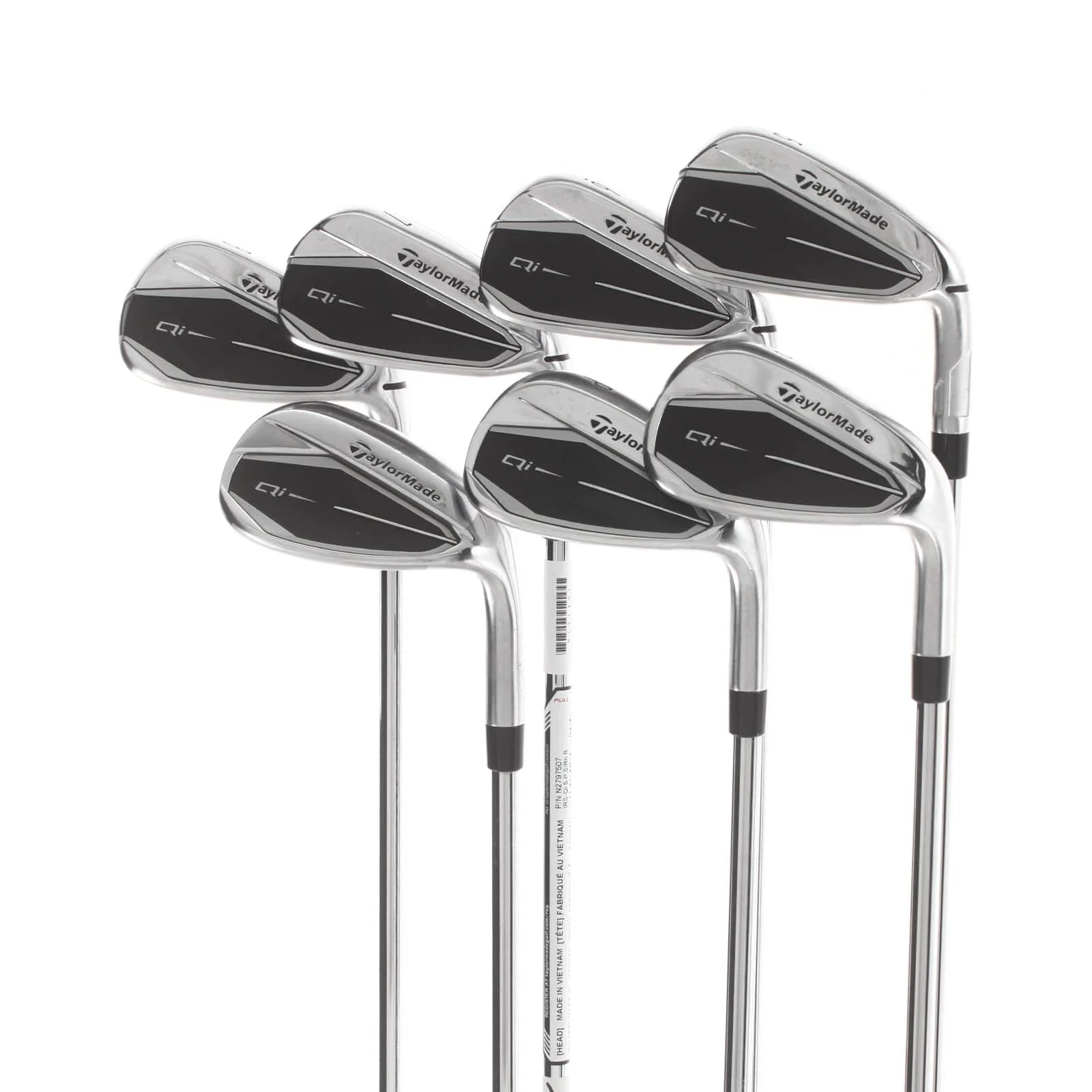 TaylorMade Qi Steel Mens Right Hand Irons 5-SW Regular - KBS Max MT 85