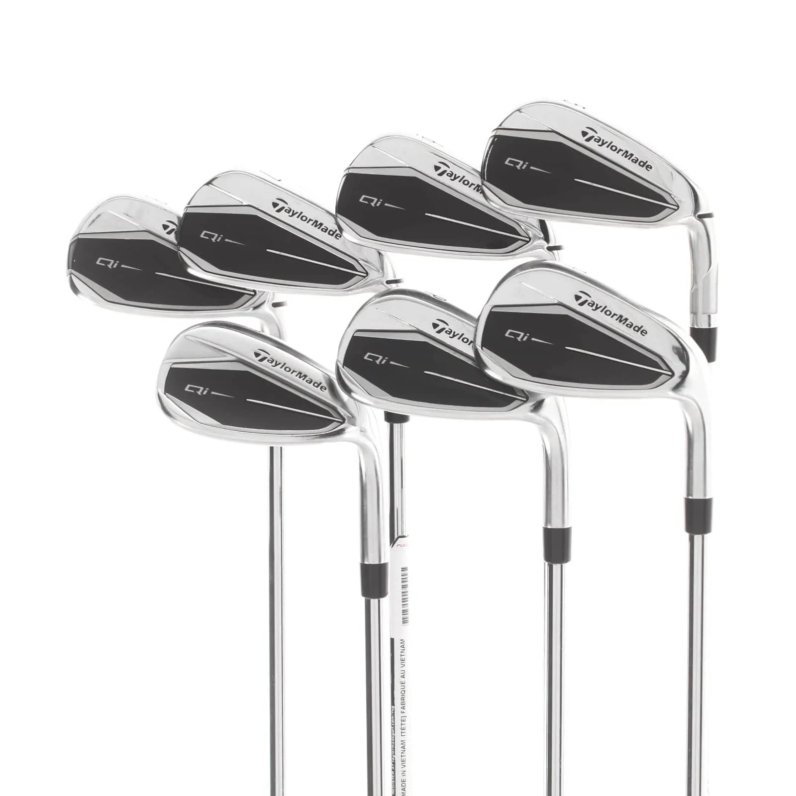 TaylorMade Qi Steel Mens Right Hand Irons 5-SW Regular - KBS Max MT 85
