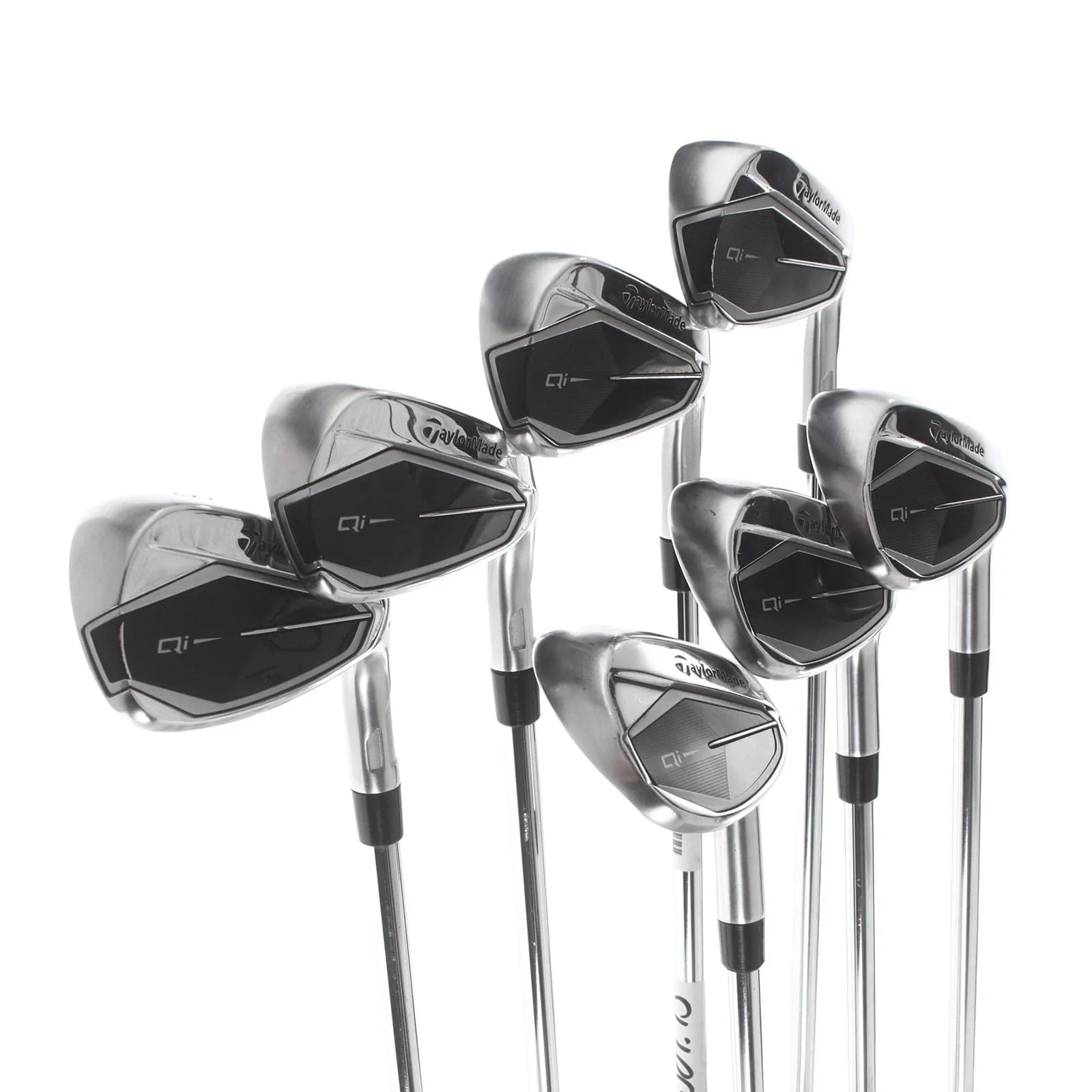 TaylorMade Qi Steel Mens Right Hand Irons 5-SW Regular - KBS MT 85 - Image 2