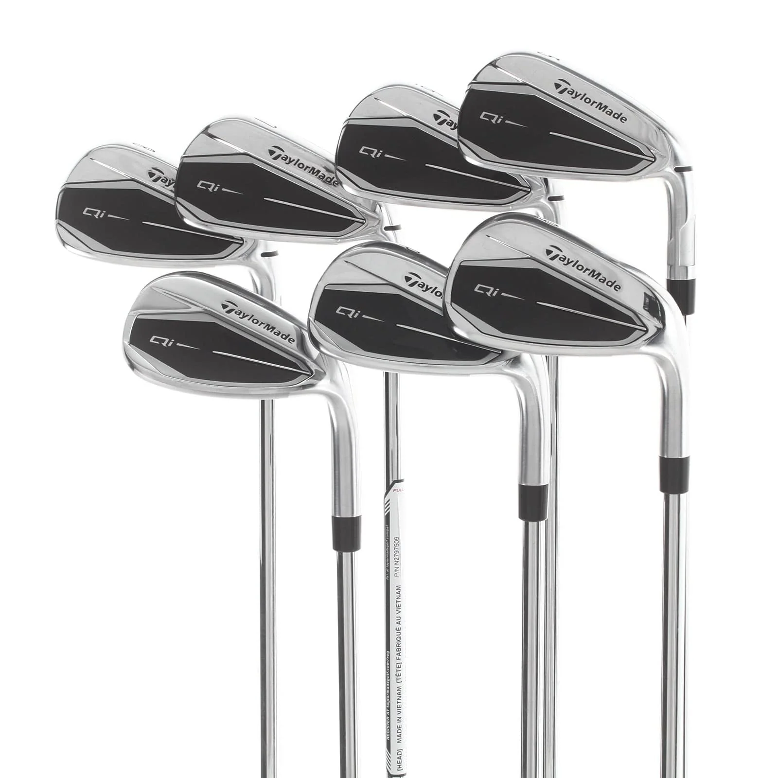 TaylorMade Qi Steel Mens Right Hand Irons 5-SW Stiff - KBS Max MT 85
