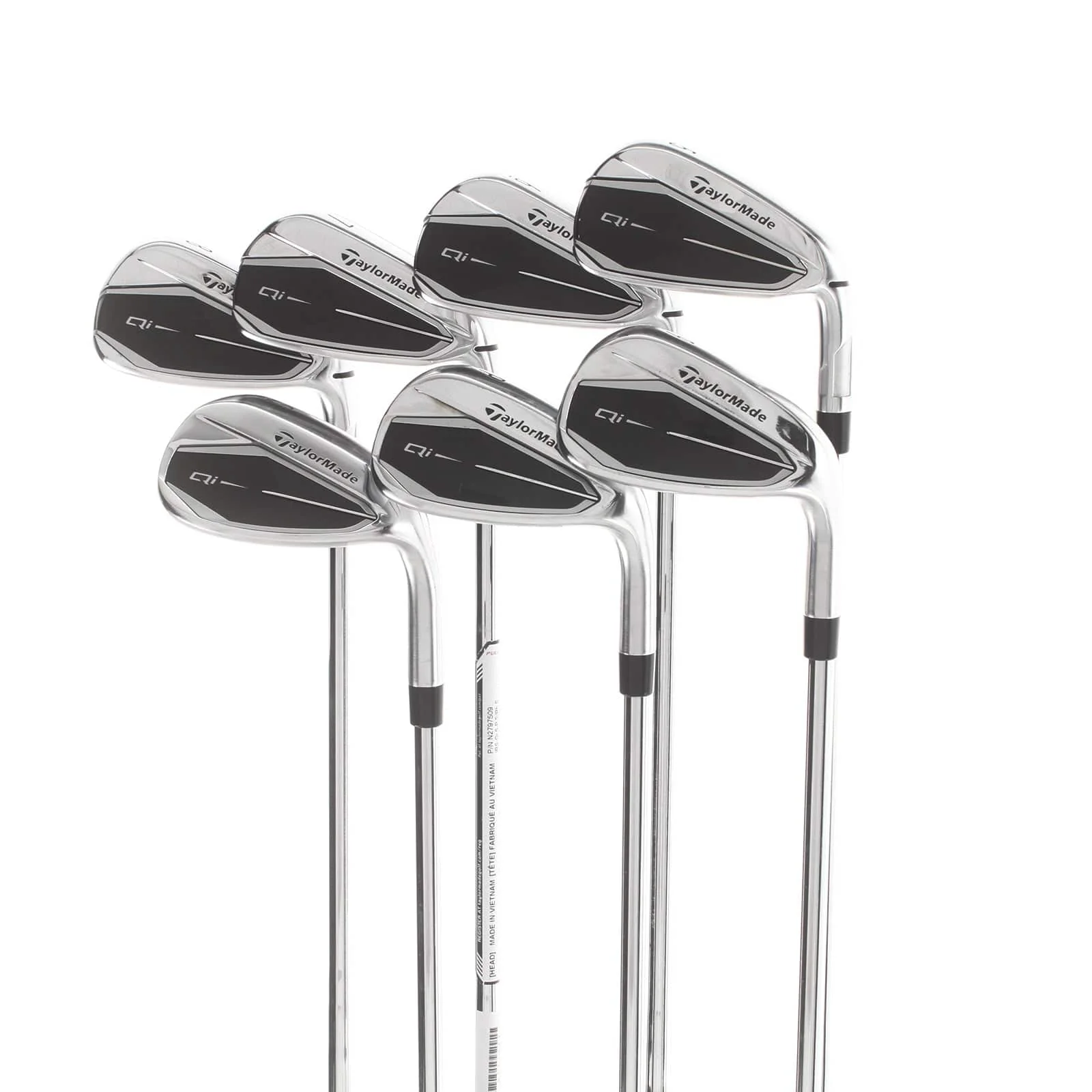 TaylorMade Qi Steel Mens Right Hand Irons 5-SW Stiff - KBS Max MT 85