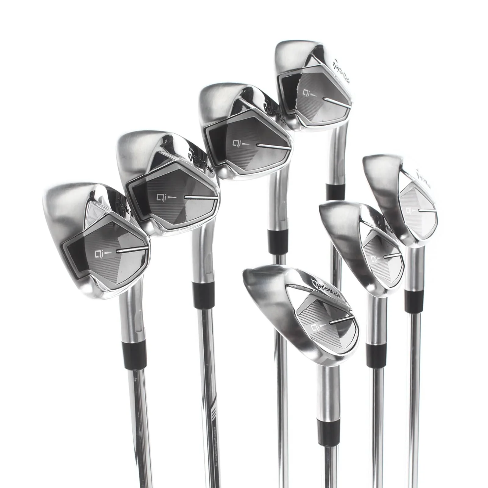 TaylorMade Qi Steel Mens Right Hand Irons 5-SW Stiff - KBS Max MT 85 - Image 2