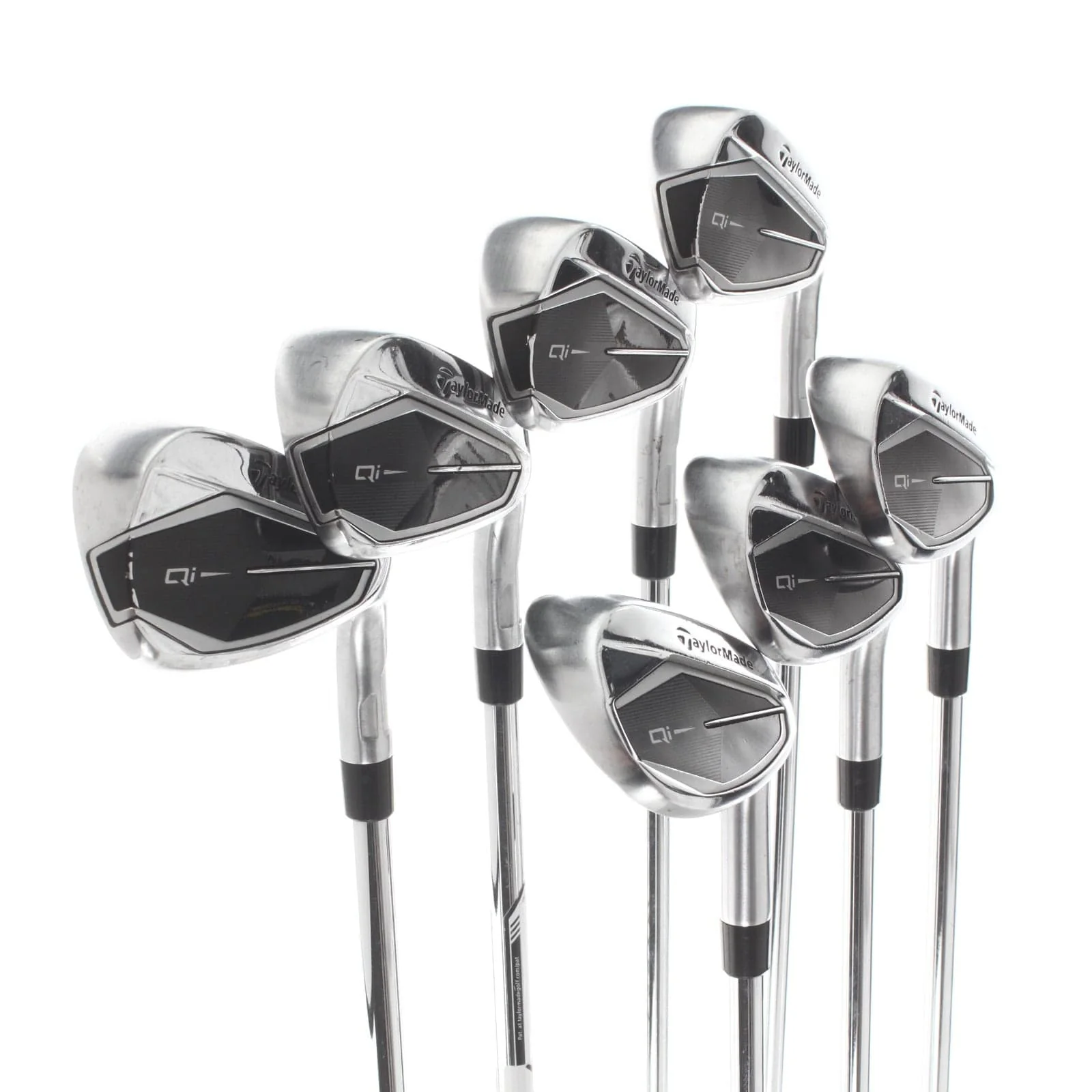 TaylorMade Qi Steel Mens Right Hand Irons 5-SW  Stiff - KBS Max MT 85 - Image 2