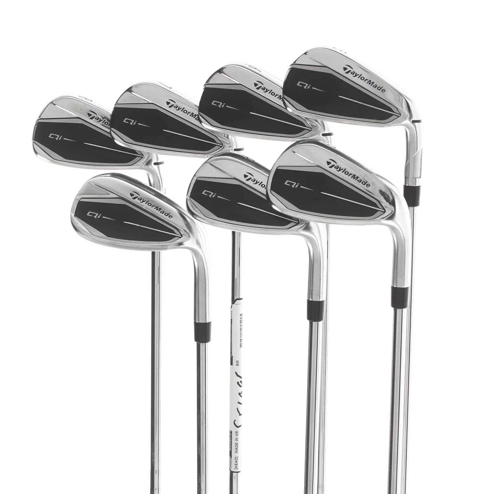 TaylorMade Qi Steel Mens Right Hand Irons 5-SW Stiff - KBS Max MT 85
