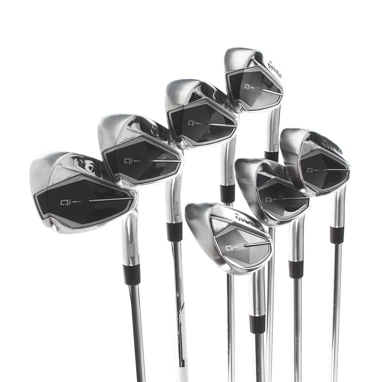 TaylorMade Qi Steel Mens Right Hand Irons 5-SW  Stiff - KBS Max MT 85 - Image 2