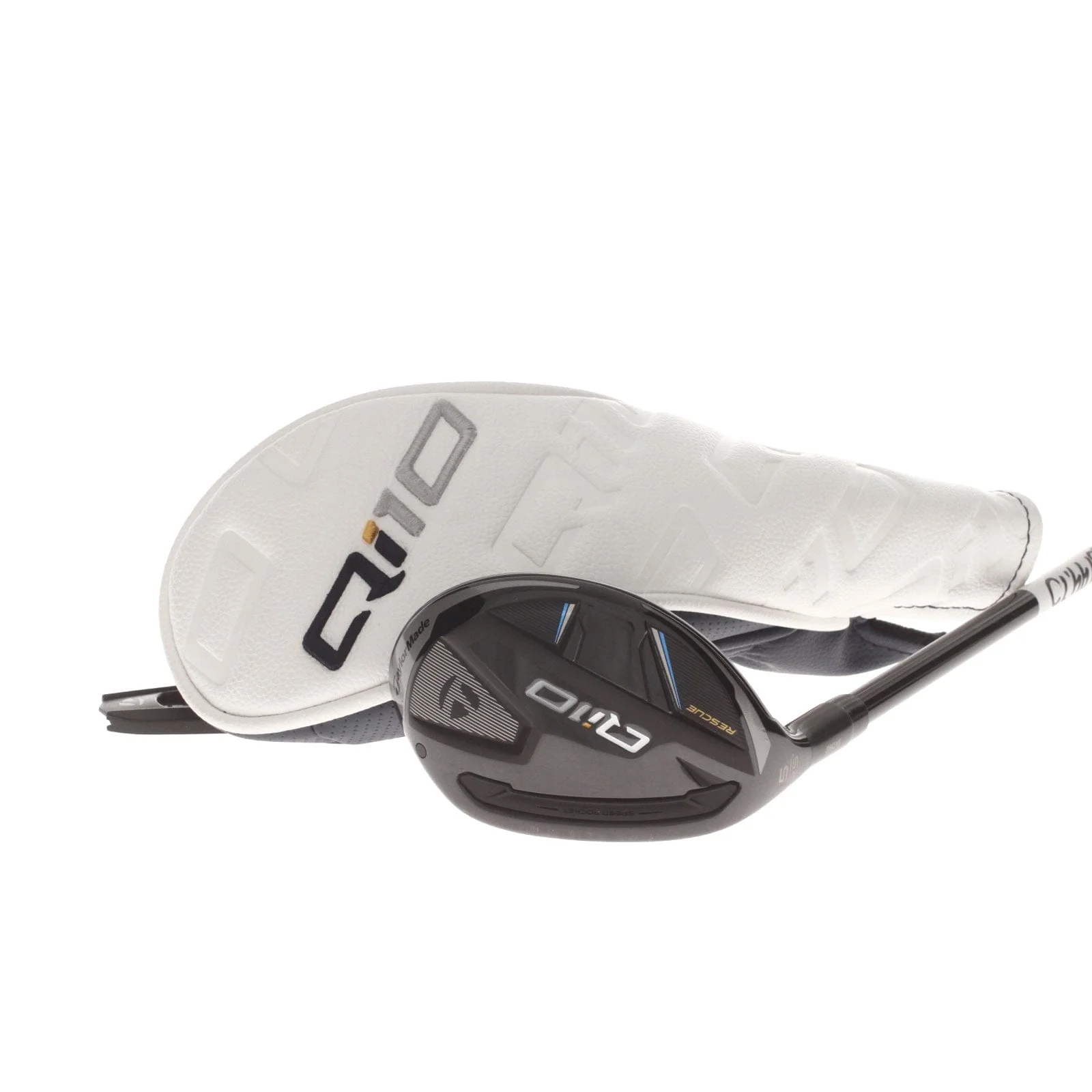TaylorMade Qi10 Graphite Mens Left Hand 5 Hybrid 25* Senior - Fujikura Ventus TR HB Blue 5-A