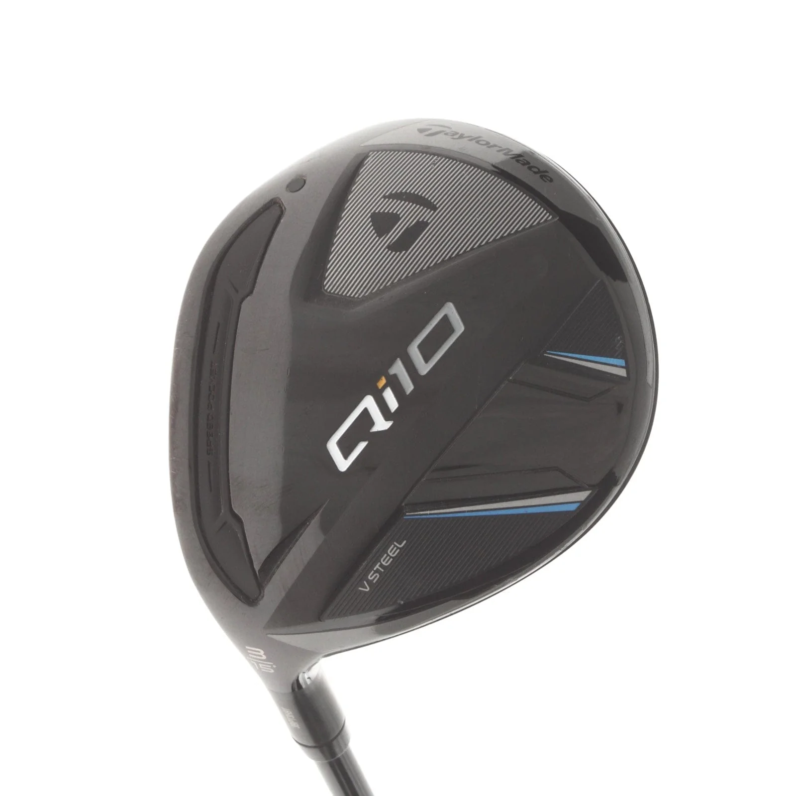 TaylorMade Qi10 Graphite Mens Left Hand Fairway 3 Wood 15* Stiff - Fujikura Ventus TR Blue 6