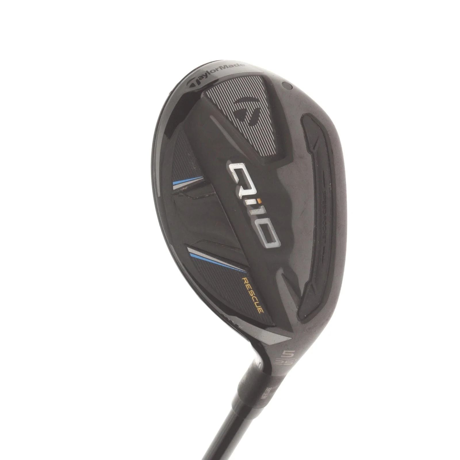 TaylorMade Qi10 Rescue Graphite Mens Right Hand 5 Hybrid 25* Senior - Fujikura Ventus TR Blue HB 5