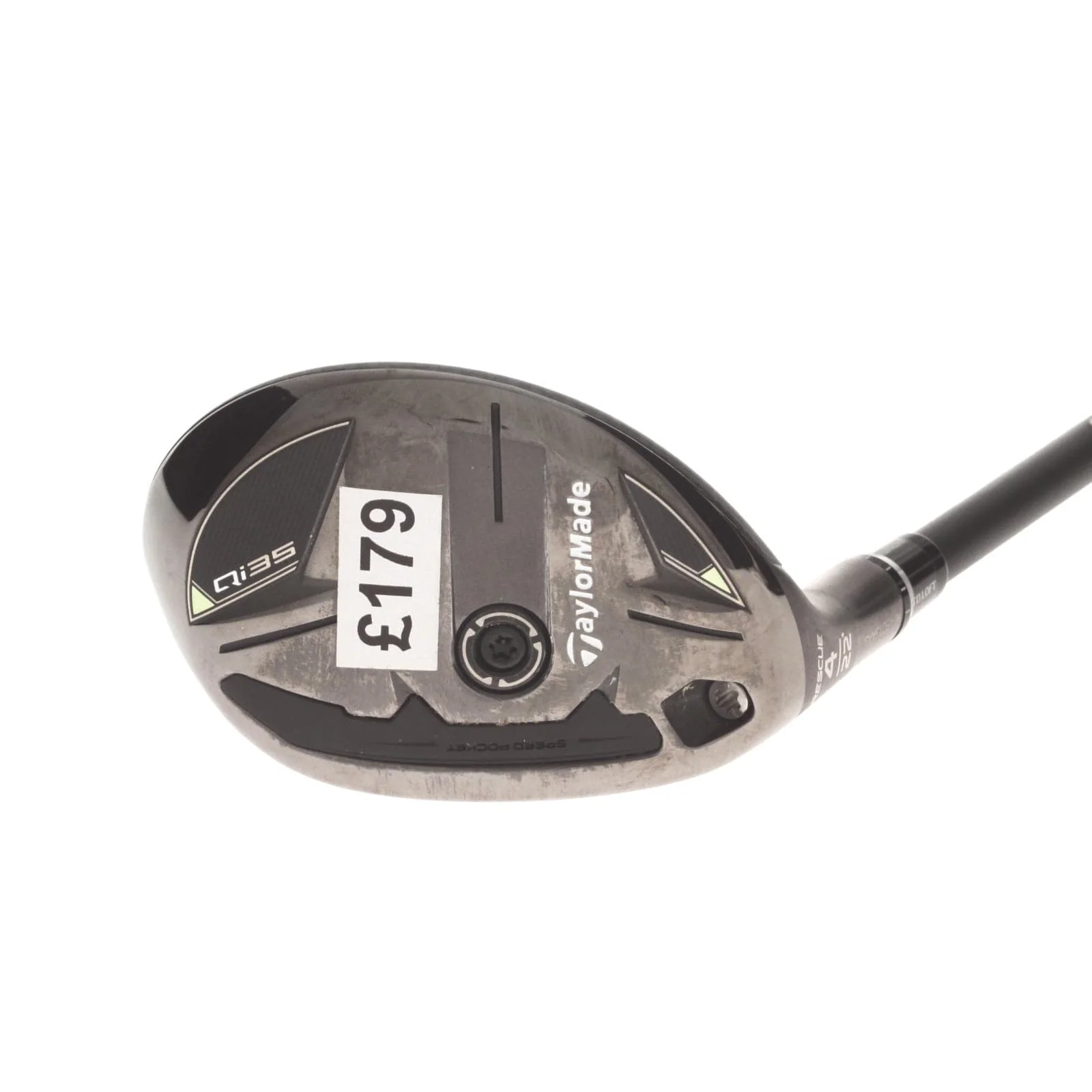 TaylorMade Qi35 Graphite Mens Left Hand 4 Hybrid 22* Regular - Fujikura Ventus Blue 6-R - Image 2