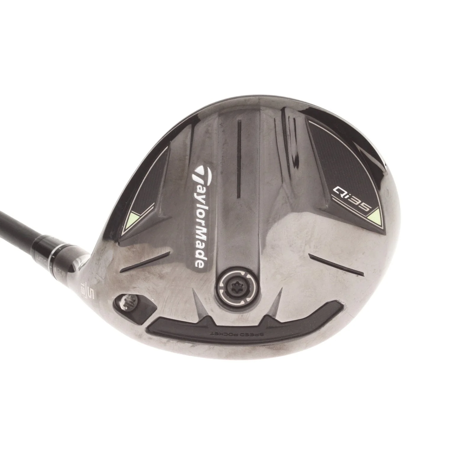 TaylorMade Qi35 Graphite Mens Right Hand Fairway 5 Wood 18* Stiff - Fujikura Ventus Blue FW 6-S