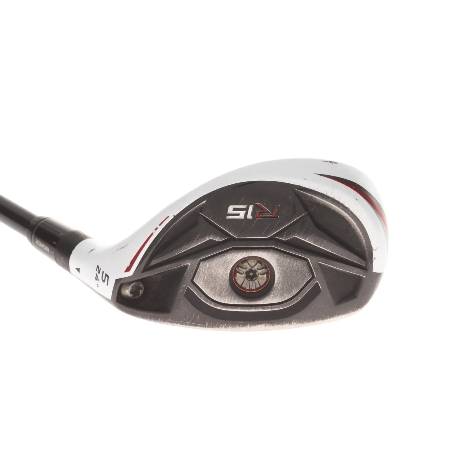 TaylorMade R15 Graphite Mens Right Hand 5 Hybrid 24* Regular - Fujikura Speeder 77 Evolution