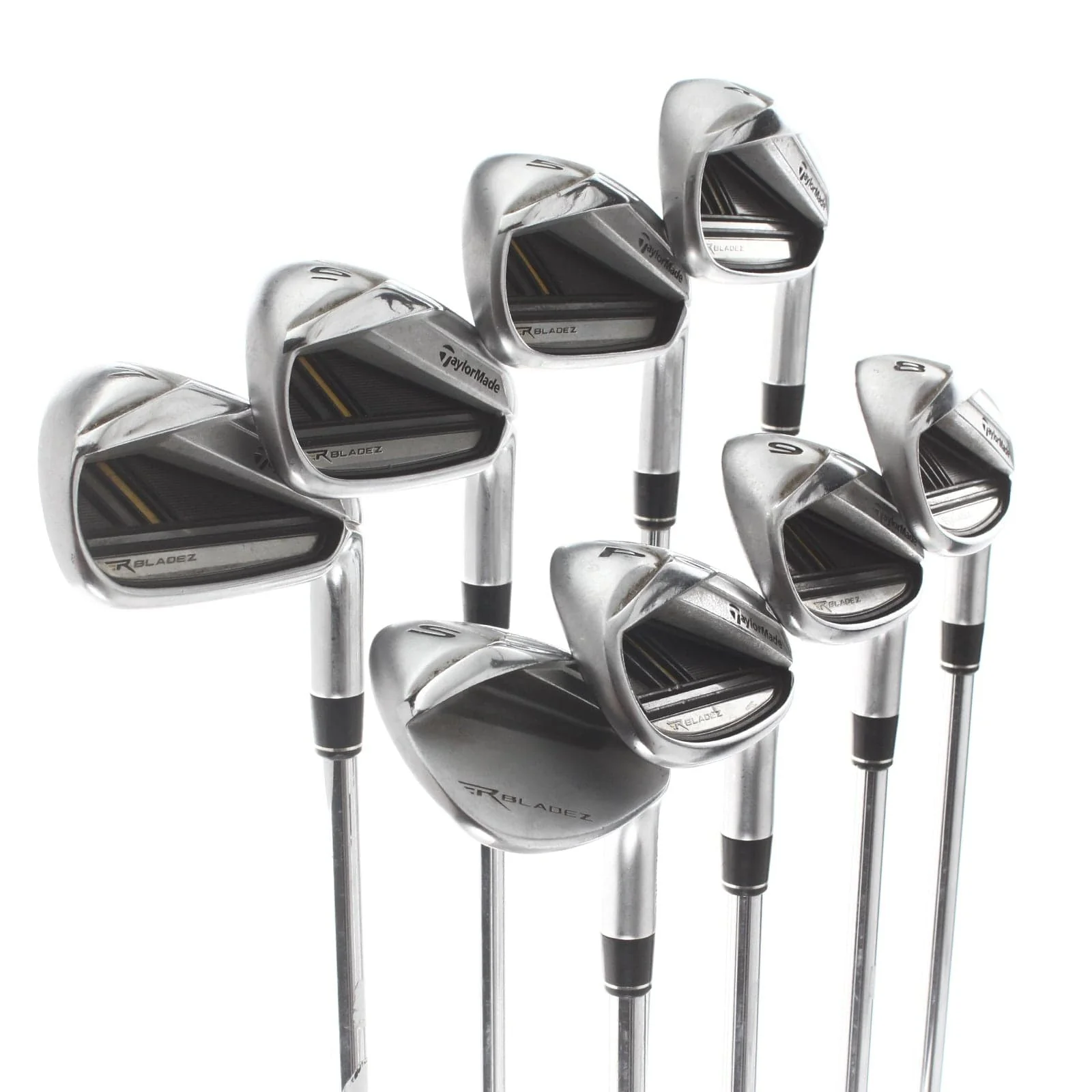 TaylorMade Rocketbladez Steel Mens Right Hand Irons 4-SW Regular - Rocketfuel 85g - Image 2