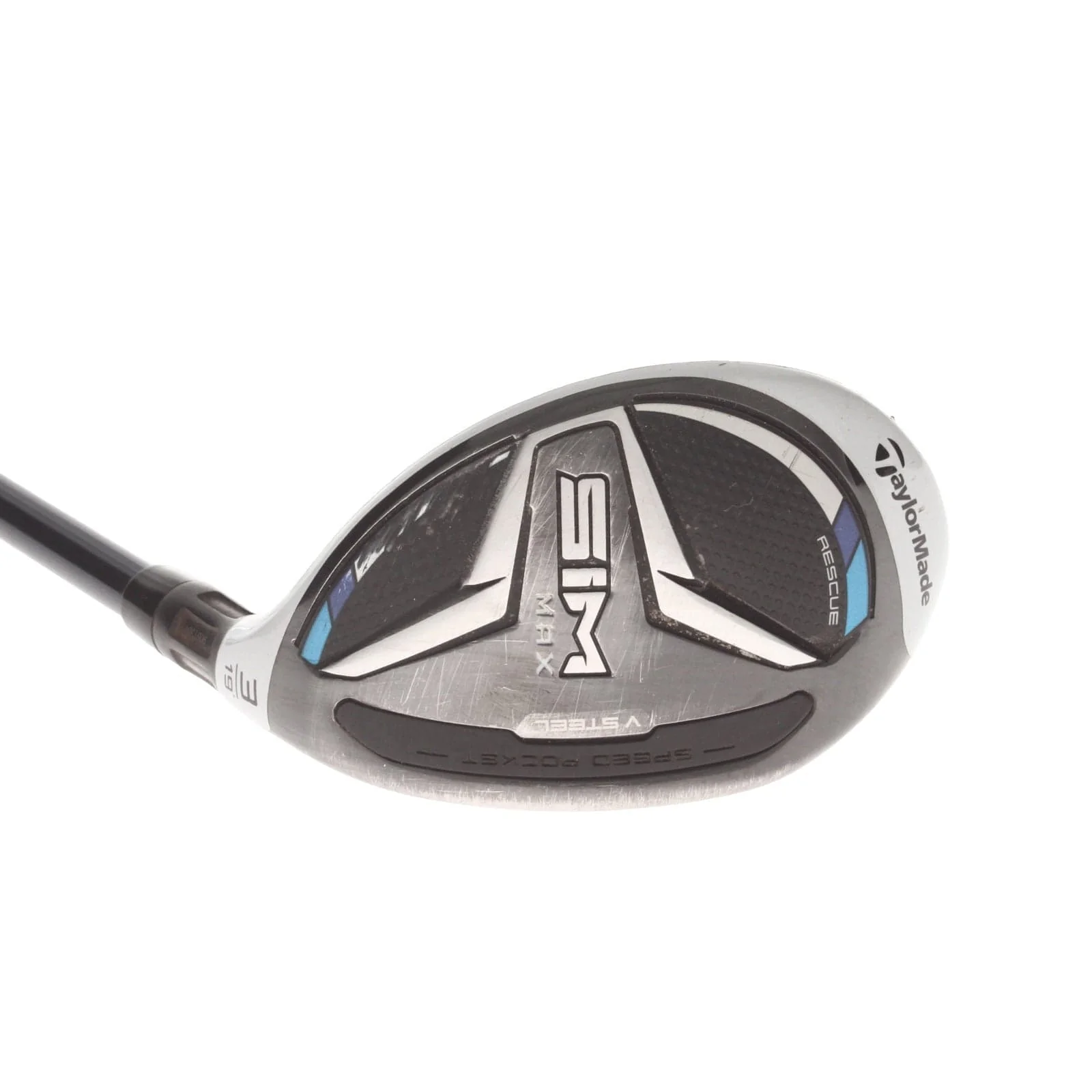 TaylorMade Sim Max Graphite Mens Right Hand 3 Hybrid 19* Stiff - Fujikura Ventus Blue 7-S - Image 2