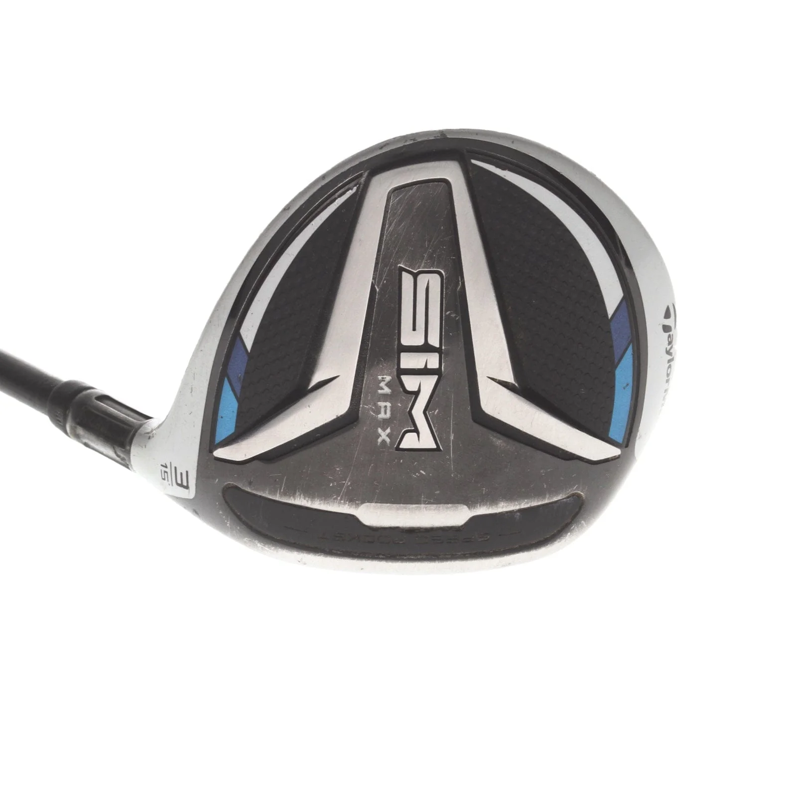 TaylorMade Sim Max Graphite Mens Right Hand Fairway 3 Wood 15* Stiff - Tensei White - Image 2