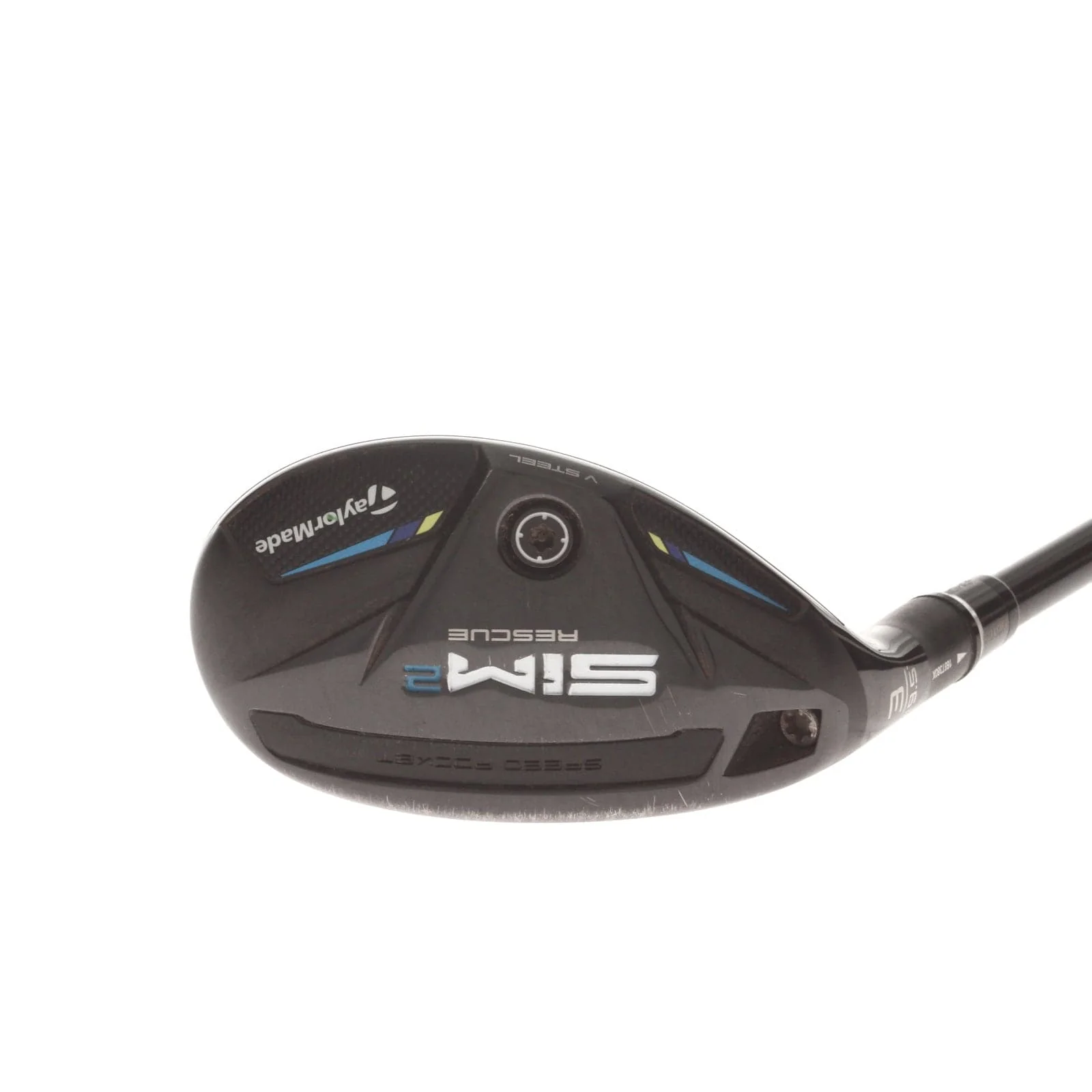 TaylorMade Sim2 Graphite Mens Left Hand 3 Hybrid 19.5* Stiff - Tensei AV Series 80HY Blue - Image 2