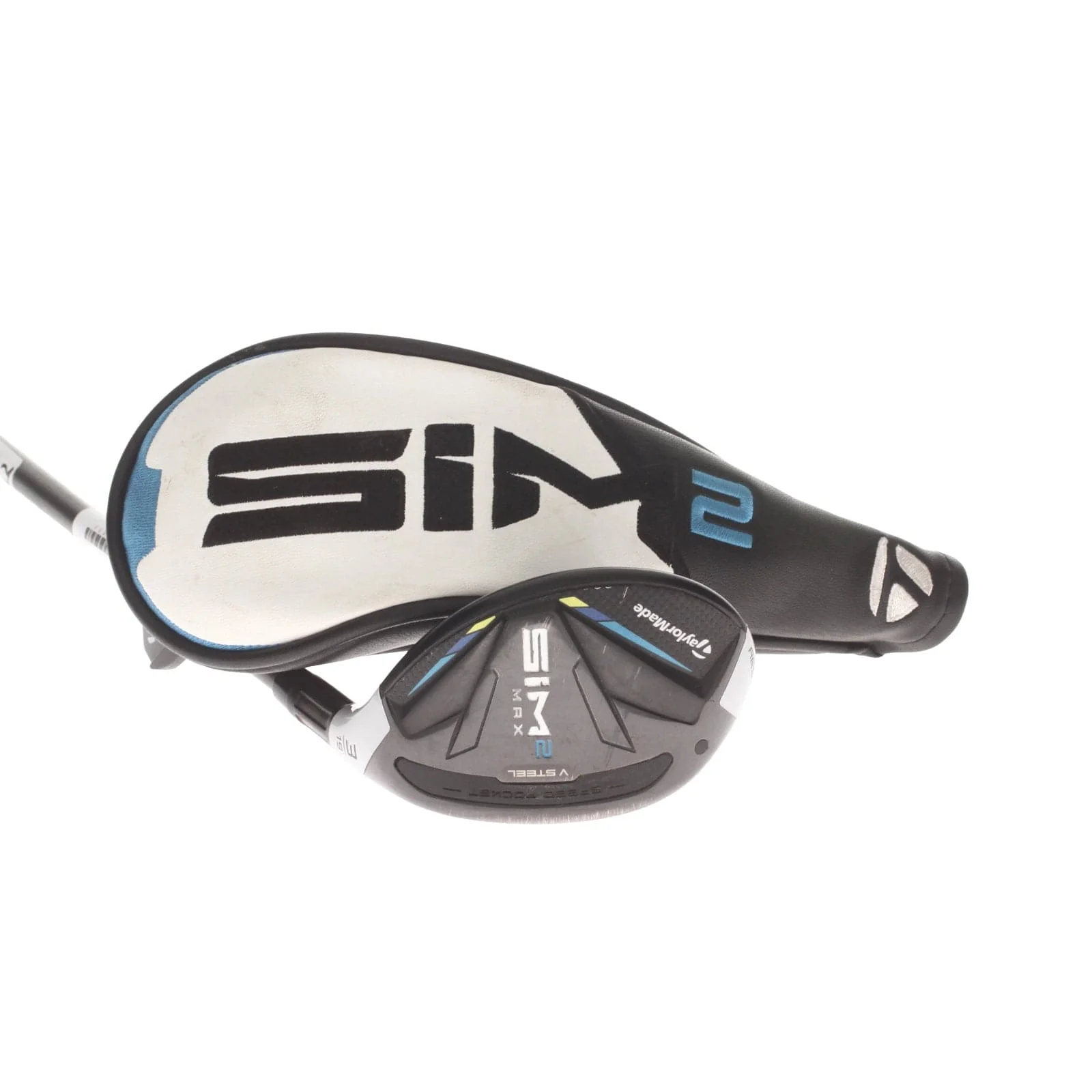 TaylorMade Sim2 Max Graphite Mens Right Hand 3 Hybrid 19* Stiff - HZRDUS Smoke Green 70
