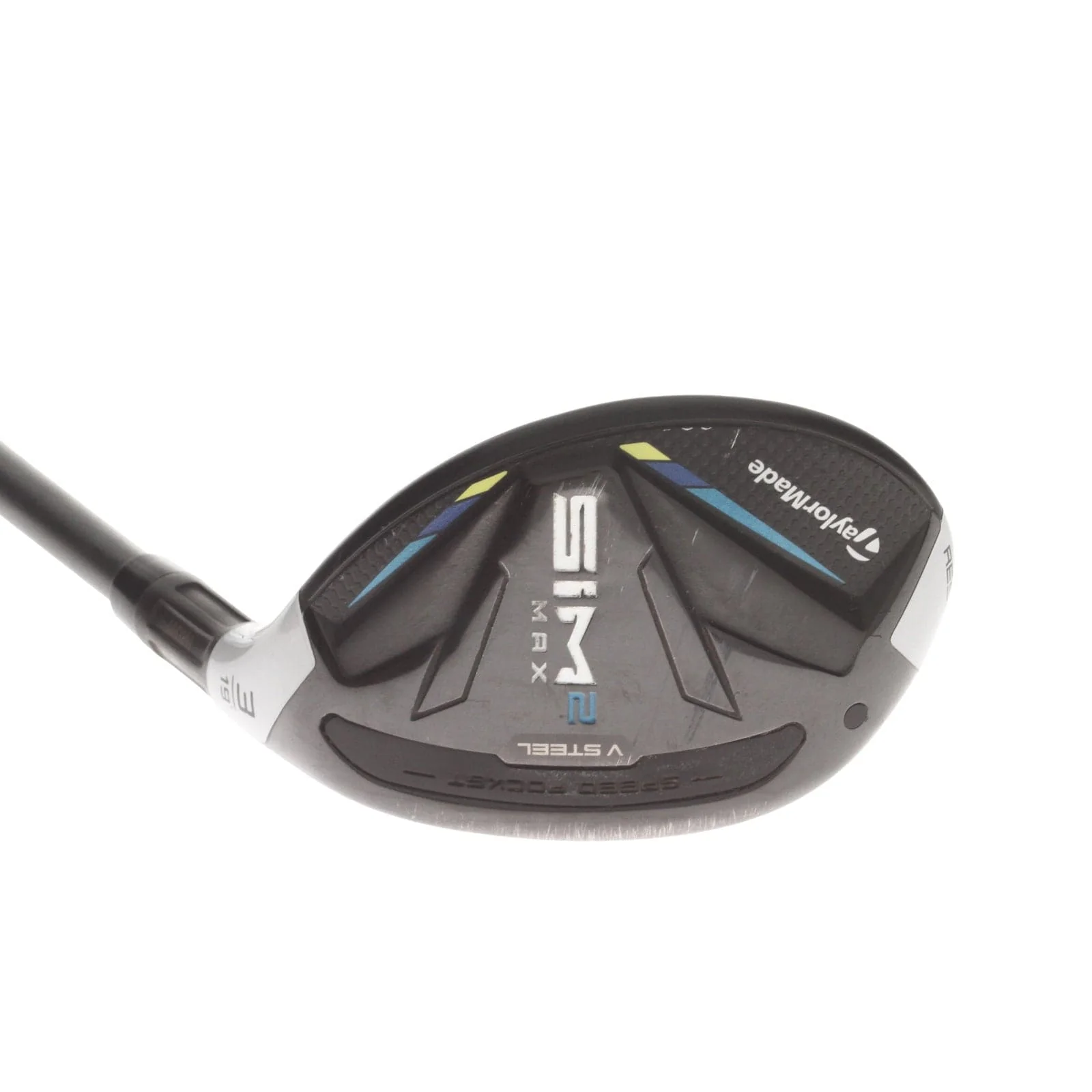 TaylorMade Sim2 Max Graphite Mens Right Hand 3 Hybrid 19* Stiff - HZRDUS Smoke Green 70 - Image 2