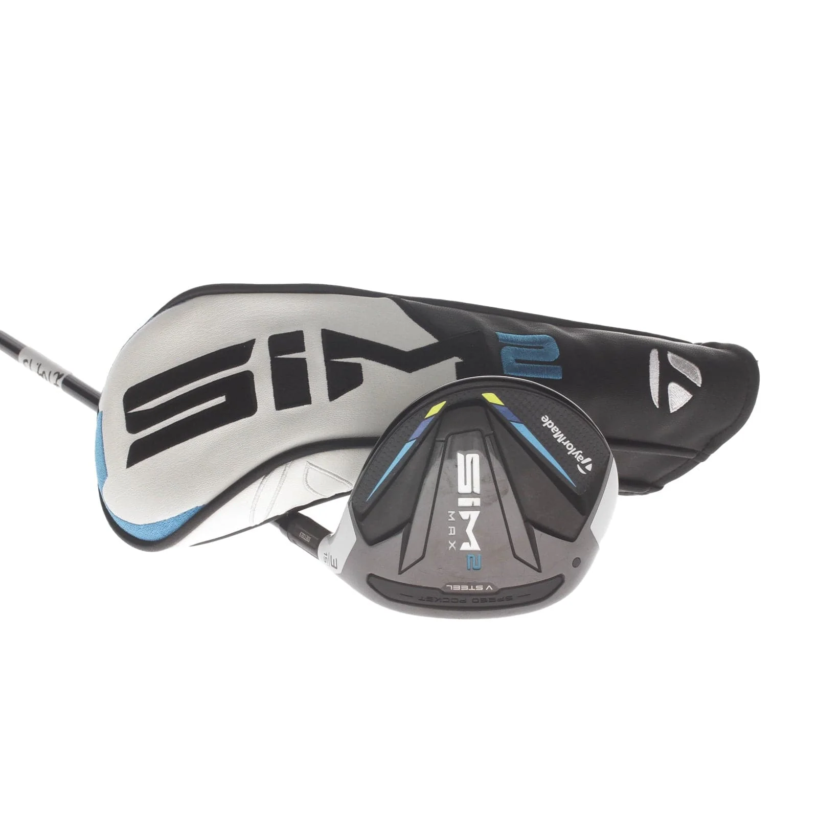 TaylorMade Sim2 Max Graphite Mens Right Hand Fairway 3 Wood 15* Stiff - Fujikura Ventus Blue 6-S