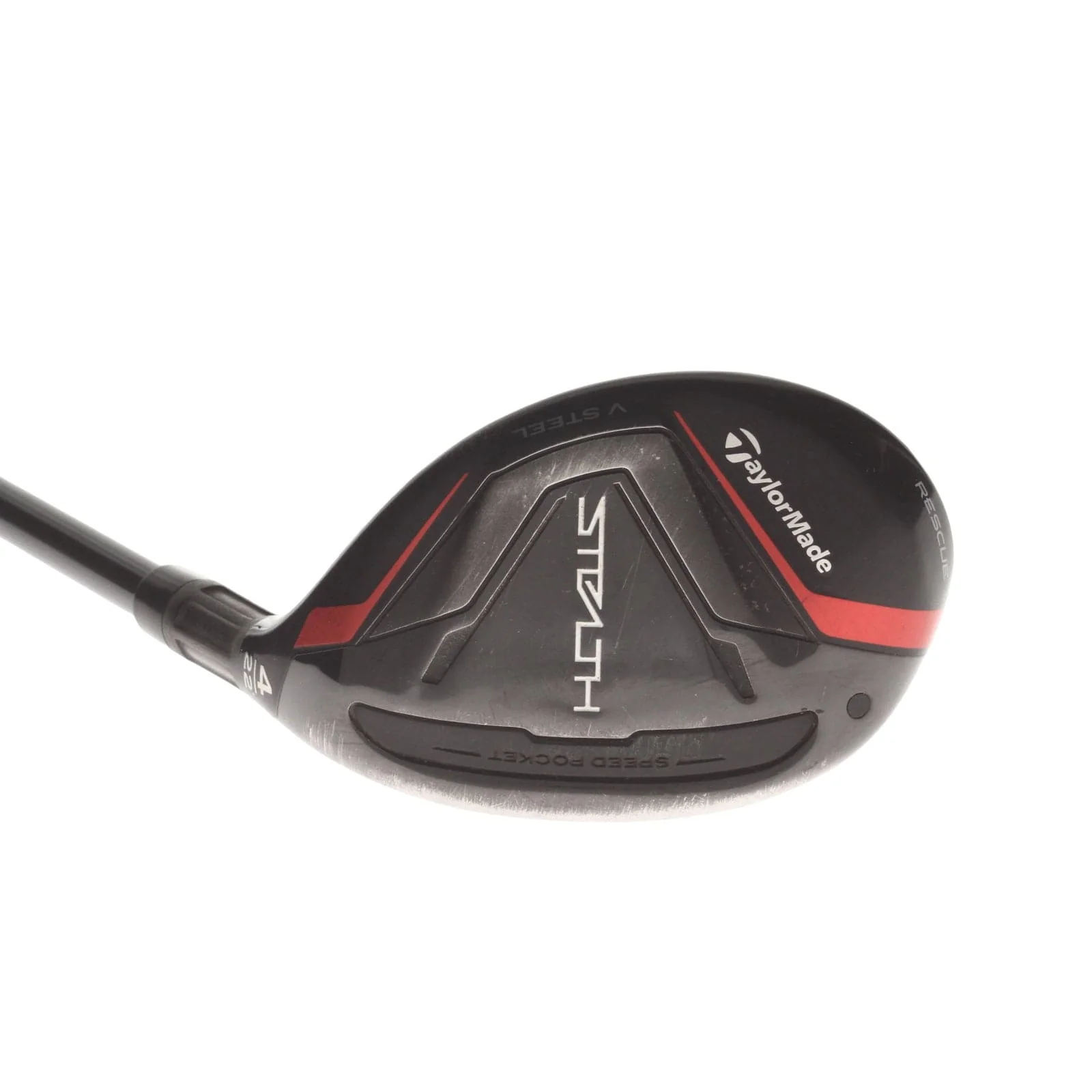TaylorMade Stealth Graphite Mens Right Hand 4 Hybrid 22* Stiff - Tensei Red 60 - Image 2