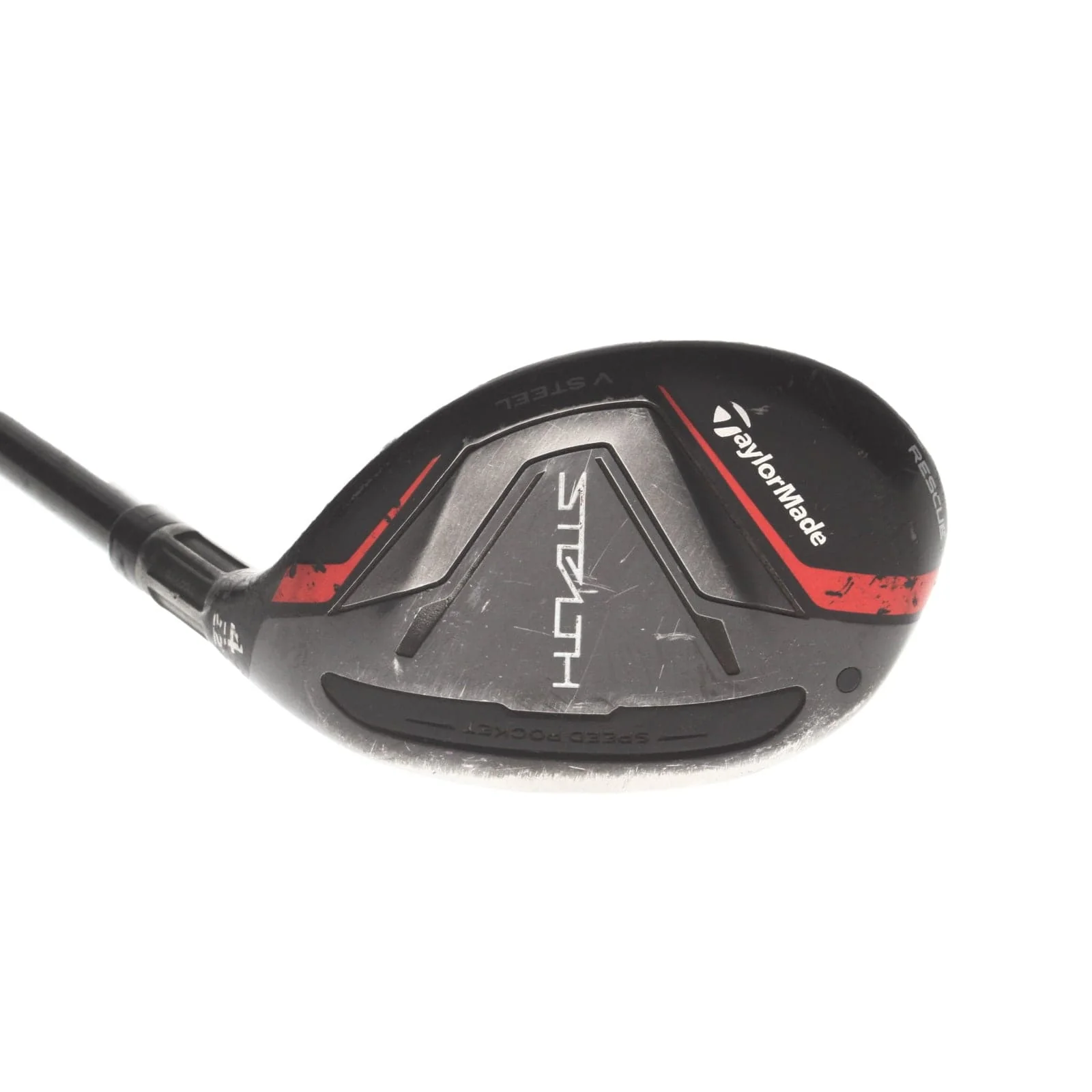 TaylorMade Stealth Graphite Mens Right Hand 4 Hybrid 22* Stiff - Ventus Red 7-S