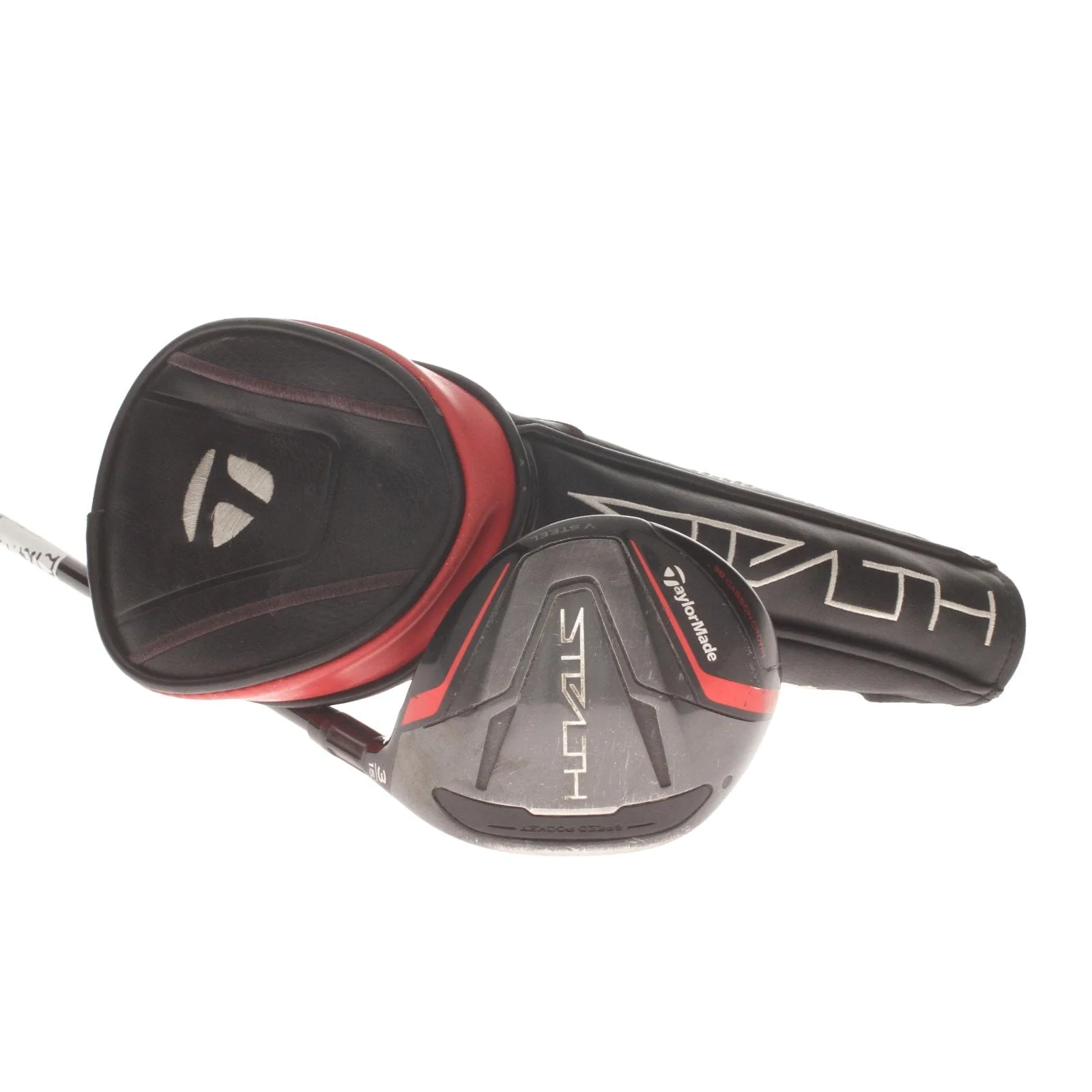 TaylorMade Stealth Graphite Mens Right Hand Fairway 3 Wood 15* Stiff - Fujikura Ventus Red 6-S