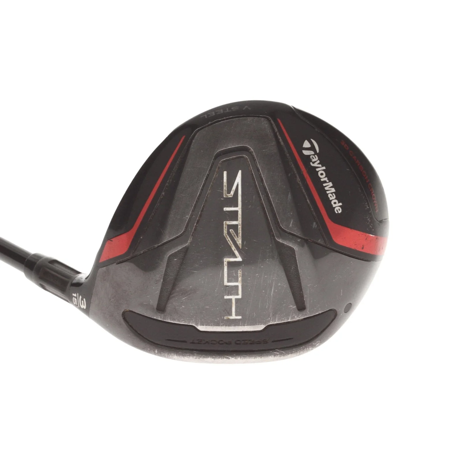 TaylorMade Stealth Graphite Mens Right Hand Fairway 3 Wood 15* Stiff - Fujikura Ventus Red 6-S - Image 2